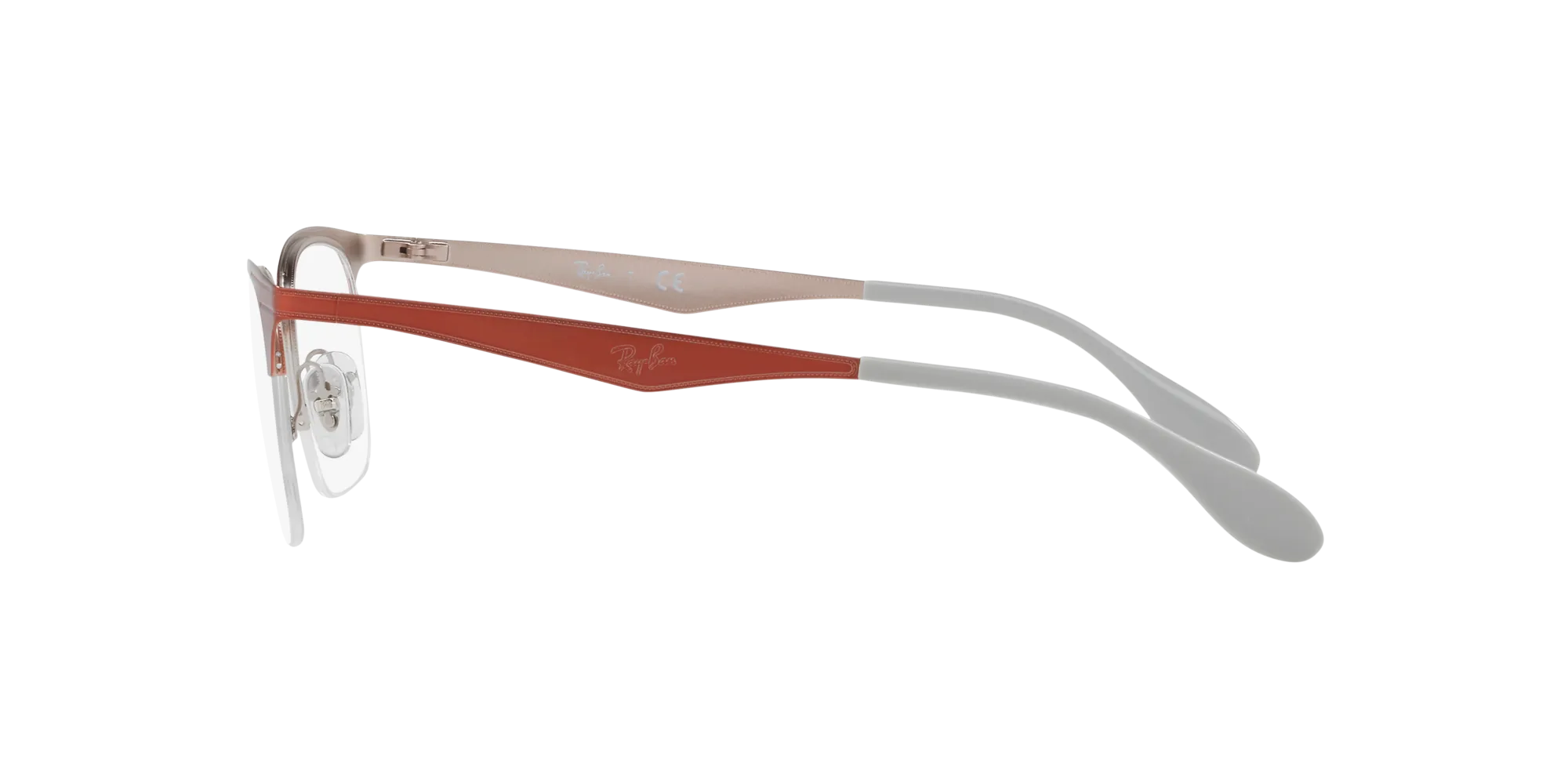 Ray - Ban RX6360 2921 Montature da vista Metallo Rosso Squadrata - immagine 3