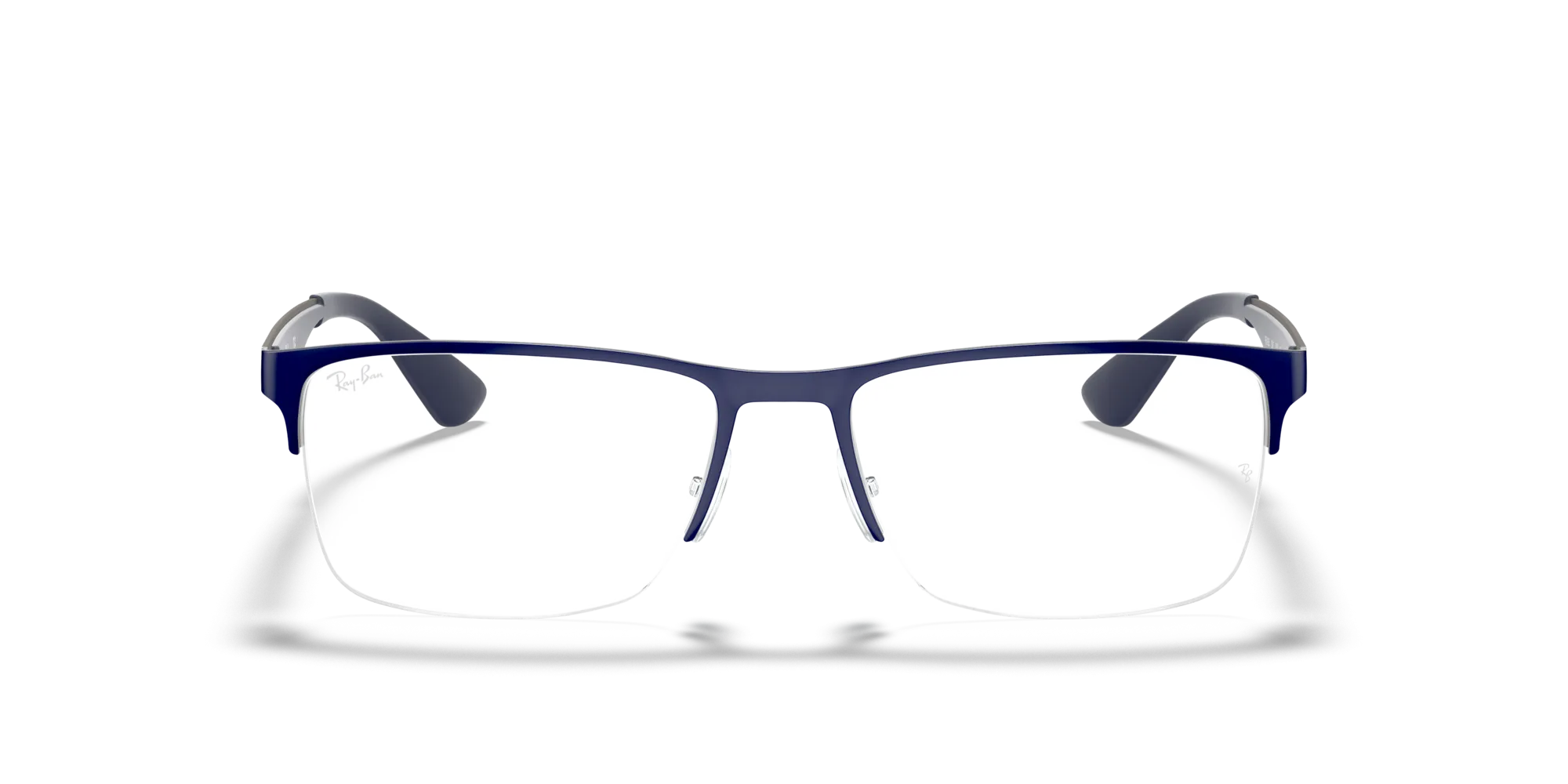 Ray - Ban RX6335 2947 Montature da vista Metallo Blu Trasparente Squadrata Normale - immagine 3