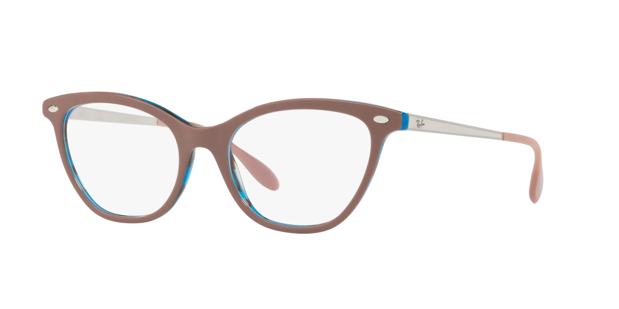 Ray - Ban RX5360 5715 Montature da vista Plastica Marrone Cat Eye - immagine 1