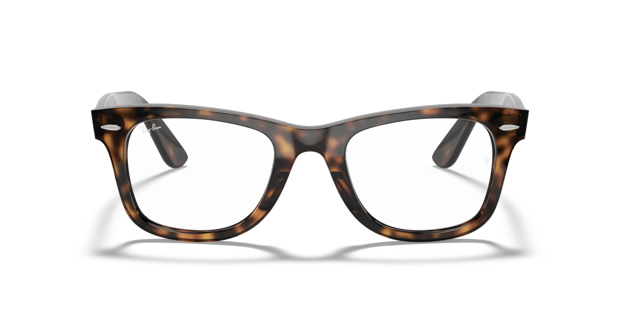 Ray - Ban RX4340V WAYFARER EASE 2012 Montature da vista Acetato Tartaruga Trasparente Squadrata Normale - immagine 3