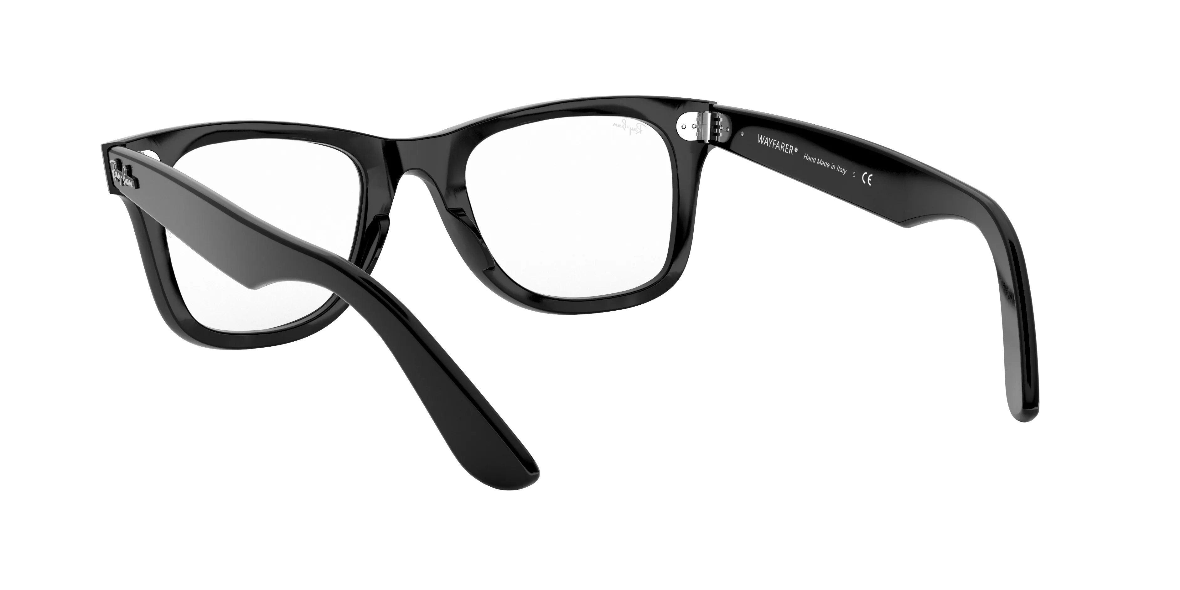 Ray - Ban RX4340V WAYFARER EASE 2000 Montature da vista Acetato Nero Trasparente Squadrata Normale - immagine 4