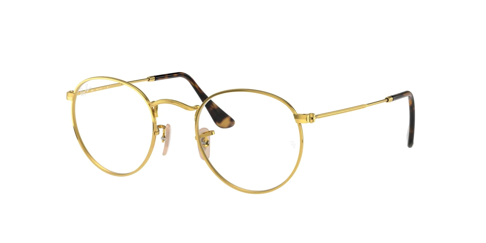 Ray - Ban RX3447V ROUND METAL 2500 Montature da vista Metallo Oro Trasparente Rotonda Normale - immagine 1