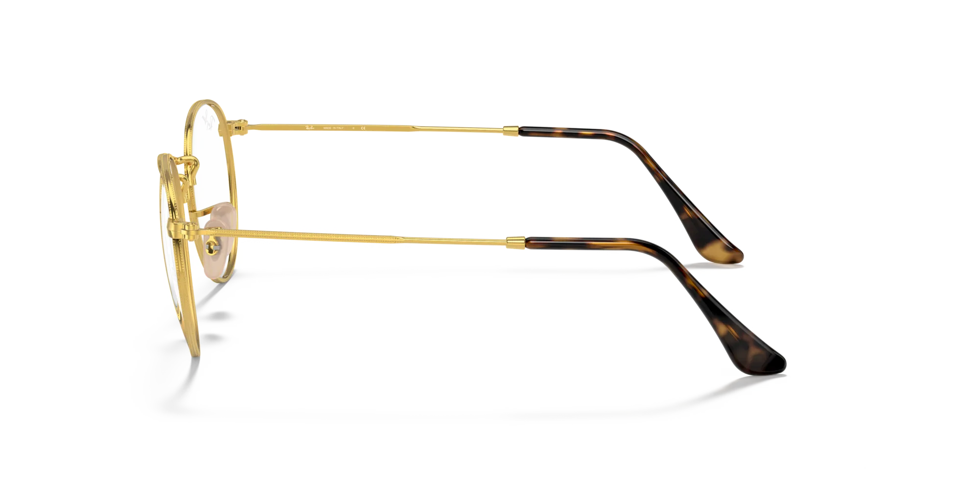 Ray - Ban RX3447V ROUND METAL 2500 Montature da vista Metallo Oro Trasparente Rotonda Normale - immagine 4
