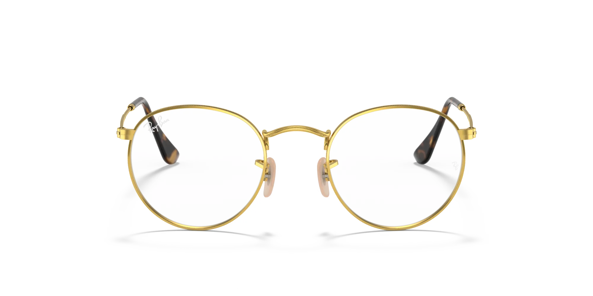 Ray - Ban RX3447V ROUND METAL 2500 Montature da vista Metallo Oro Trasparente Rotonda Normale - immagine 3