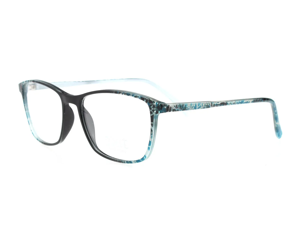 EXIT Unisex EX310 A700 Montature da vista Plastica Nero Squadrata - immagine 2