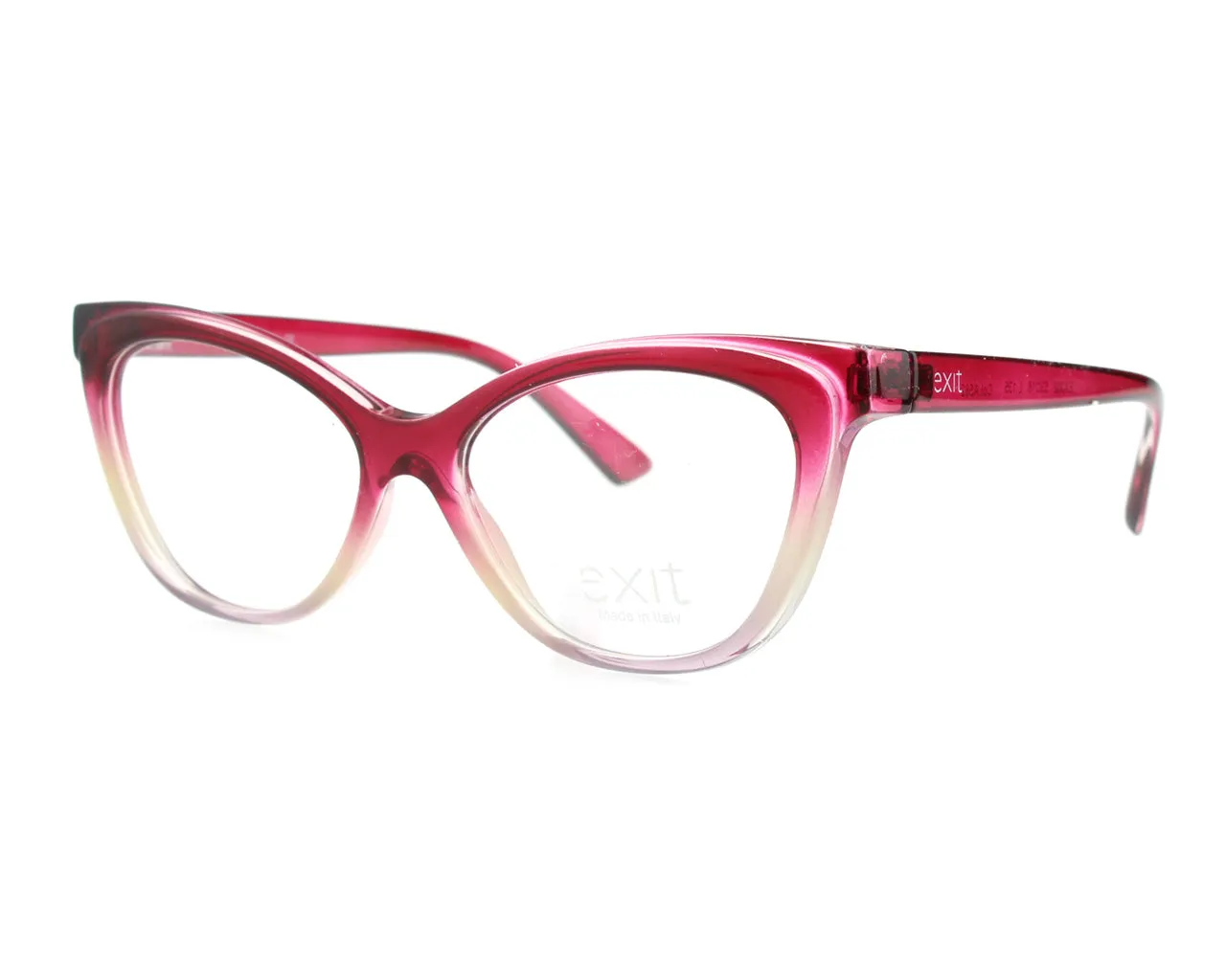 EXIT Donna EX302V A589 Montature da vista Plastica Havana Cat Eye - immagine 2