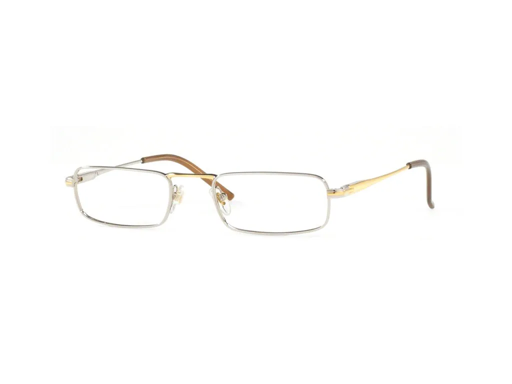 Sferoflex Uomo SF2201 131 Montature da vista Metallo Argento Squadrata - immagine 1
