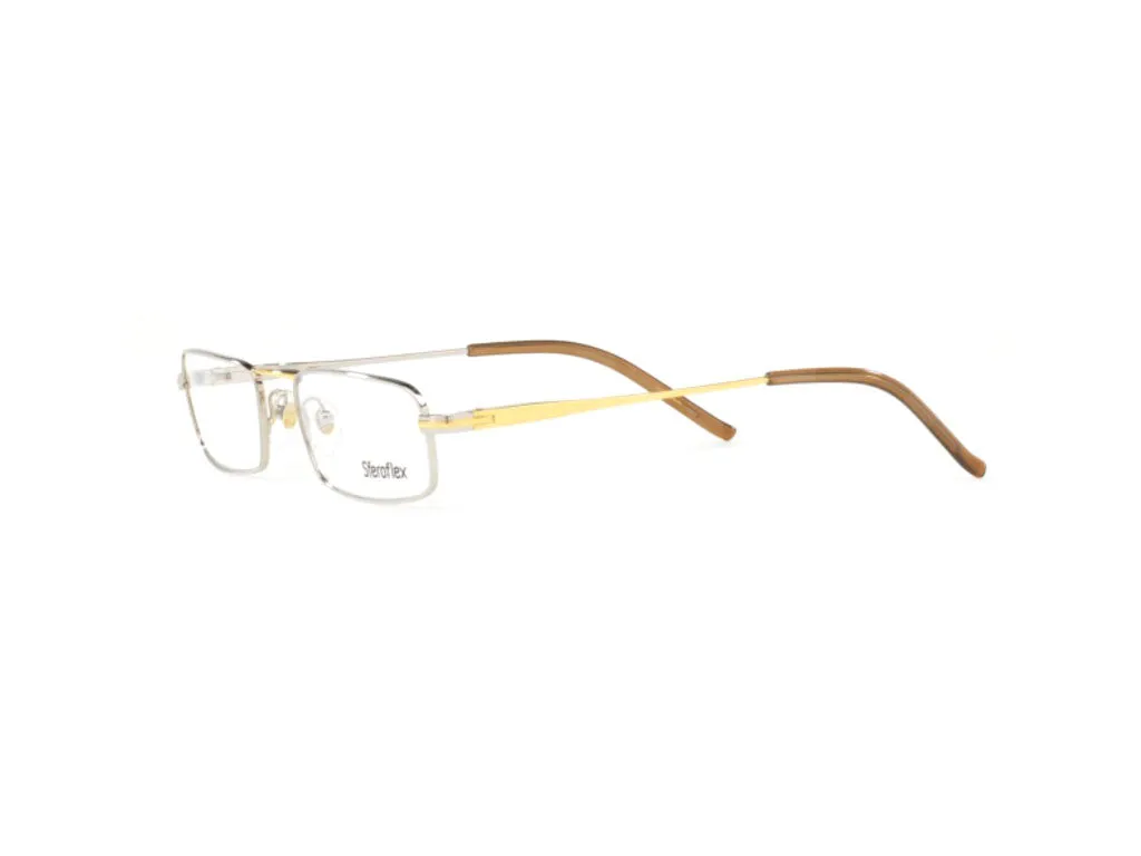 Sferoflex Uomo SF2201 131 Montature da vista Metallo Argento Squadrata - immagine 2
