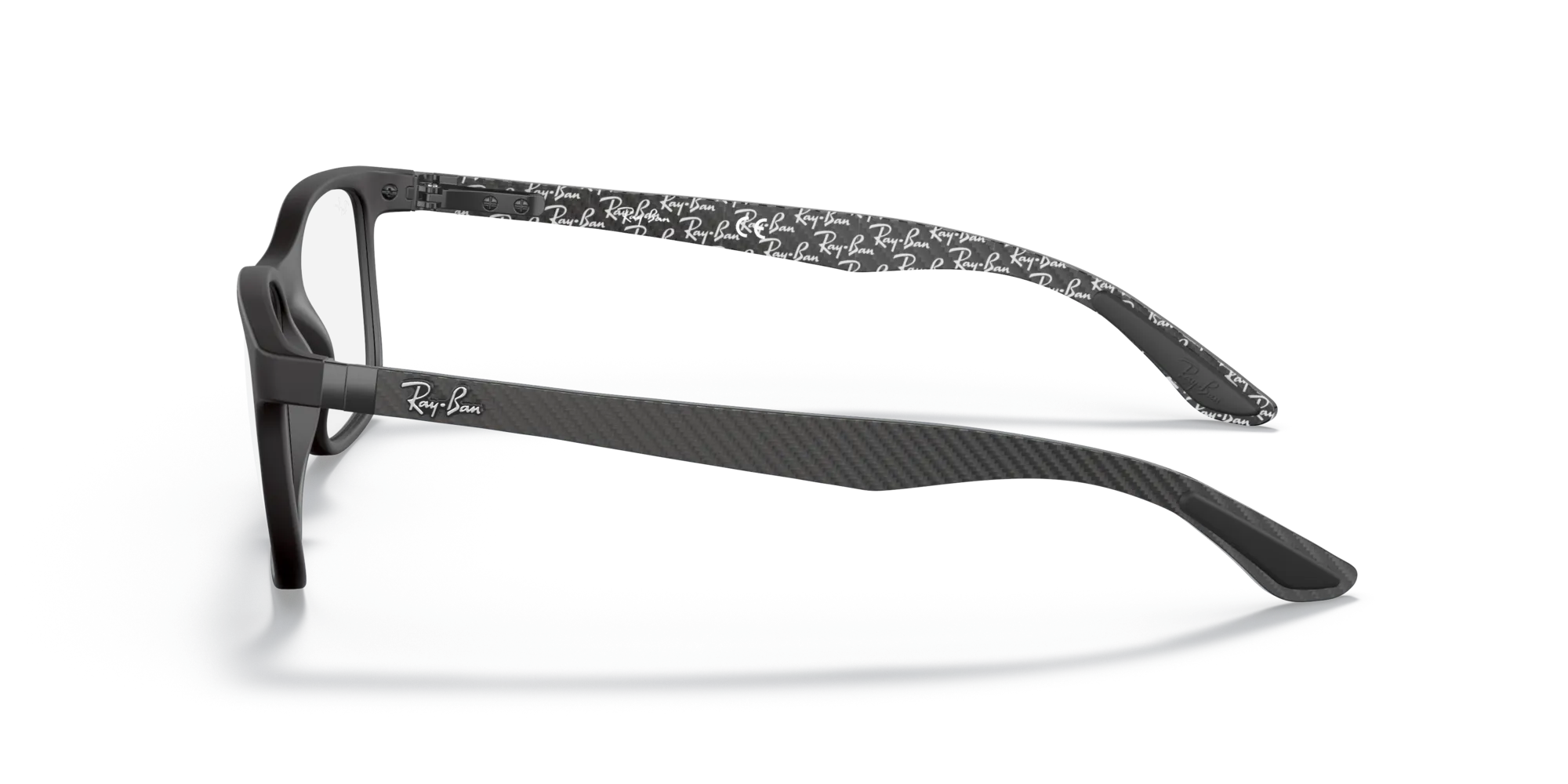 Ray - Ban RX8903 5263 Montature da vista Iniettato Nero Trasparente Squadrata Normale - immagine 4