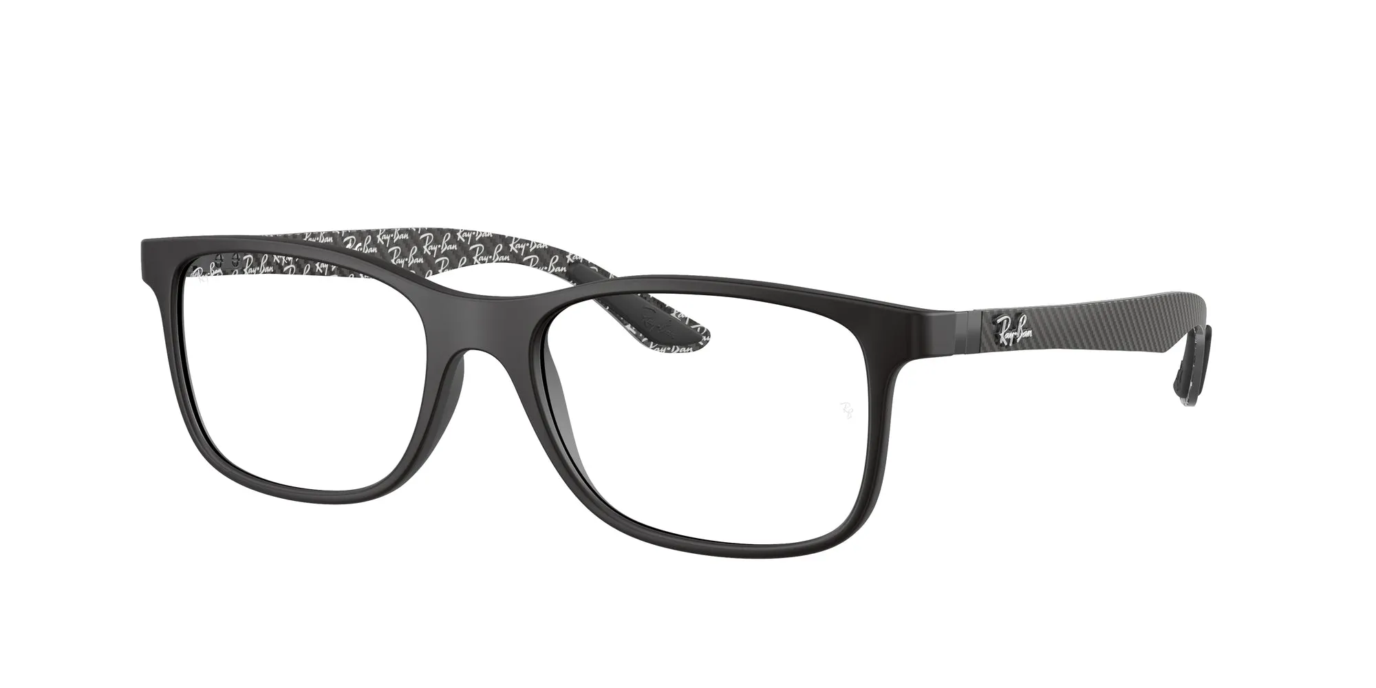 Ray - Ban RX8903 5263 Montature da vista Iniettato Nero Trasparente Squadrata Normale - immagine 1