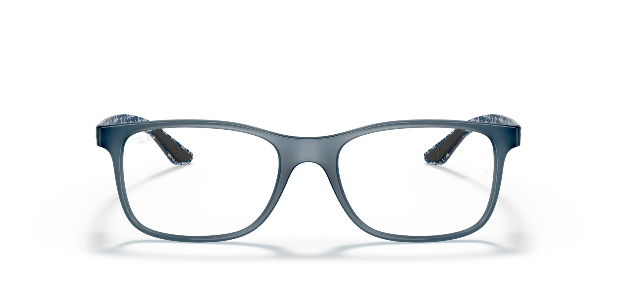 Ray - Ban RX8903 5262 Montature da vista Iniettato Blu Trasparente Squadrata Normale - immagine 3