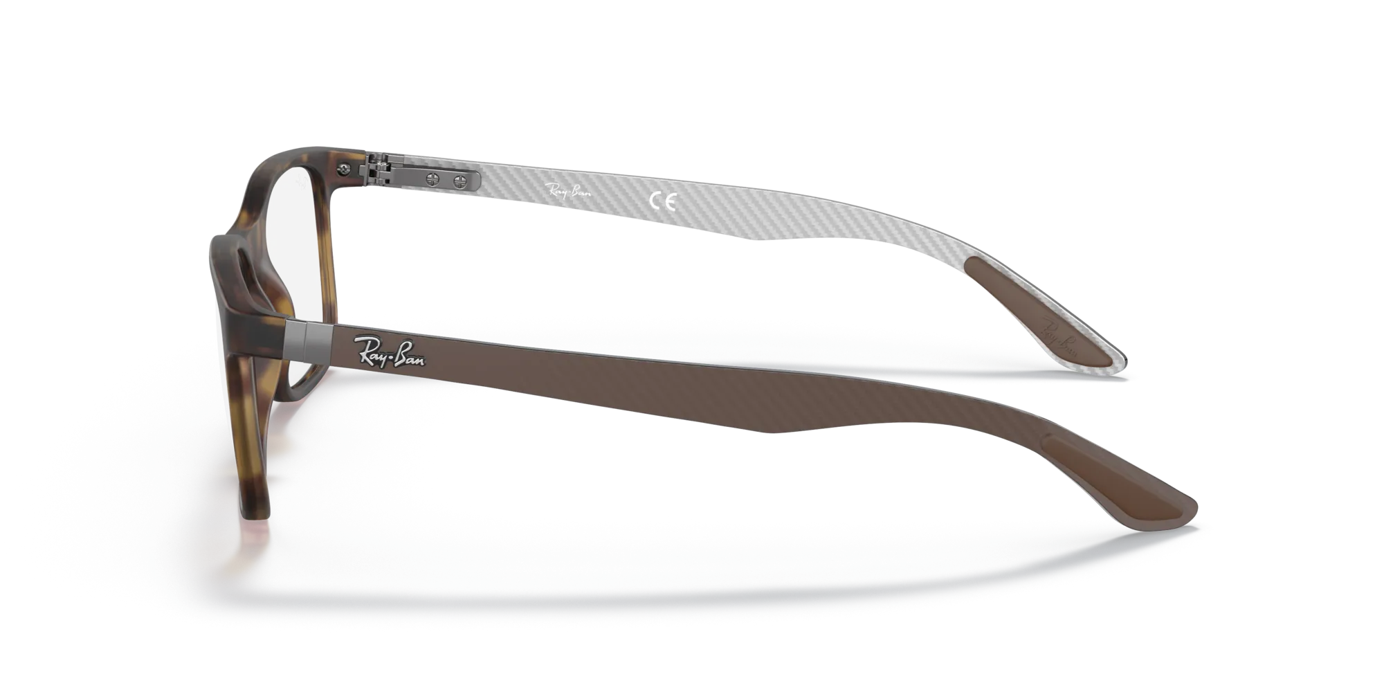 Ray - Ban RX8903 5200 Montature da vista Iniettato Tartaruga Trasparente Squadrata Normale - immagine 4