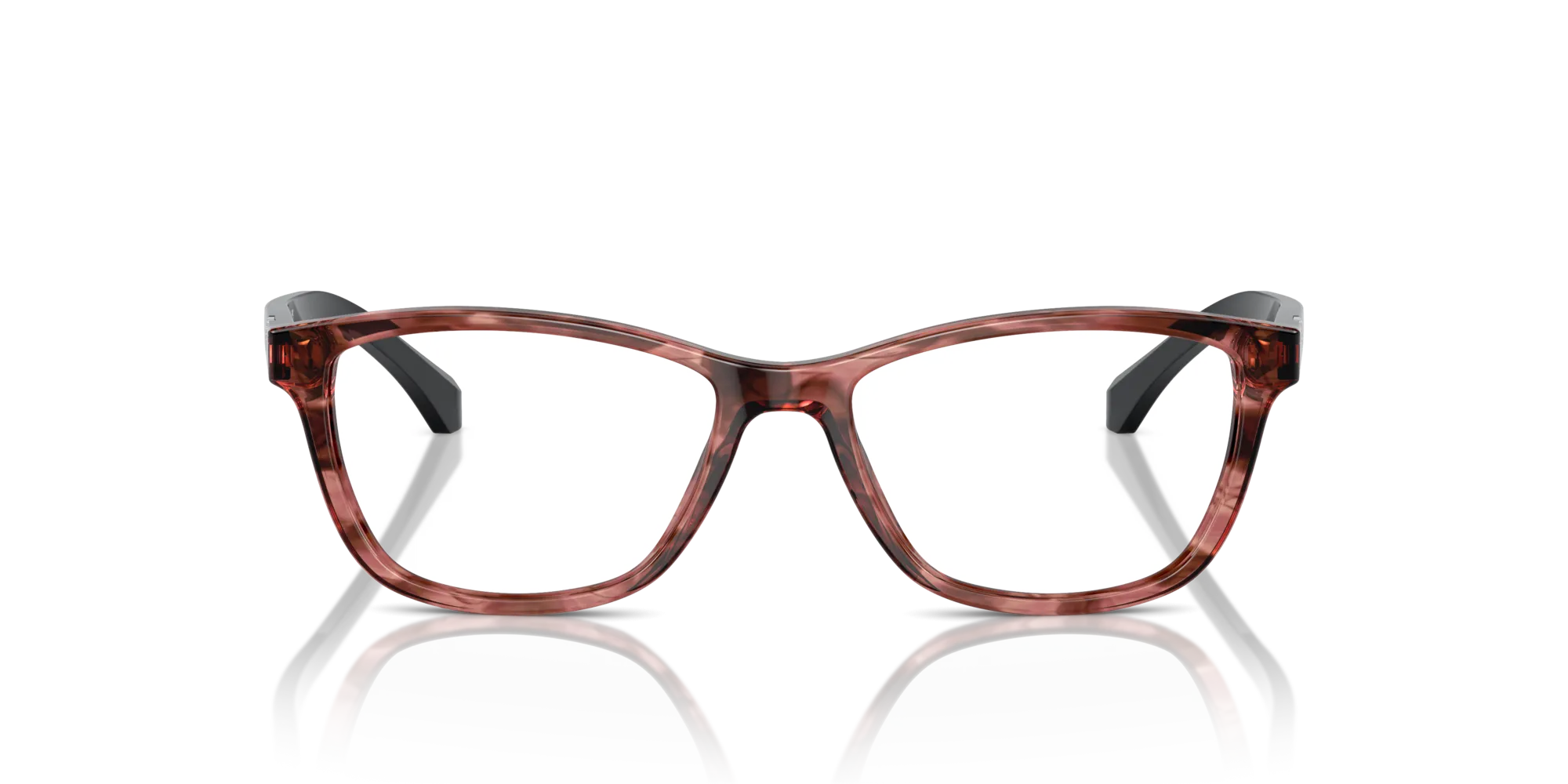 Emporio Armani EA3099 5553 Montature da vista Acetato Rosa Cat Eye Normale - immagine 3