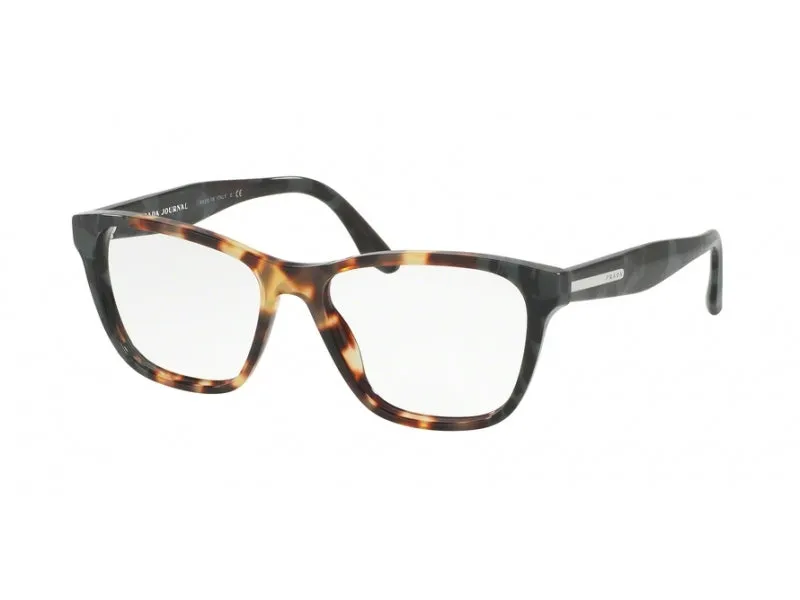 Prada PR 04TV U6M1O1 Montature da vista outlet Plastica Havana Squadrata - immagine 1