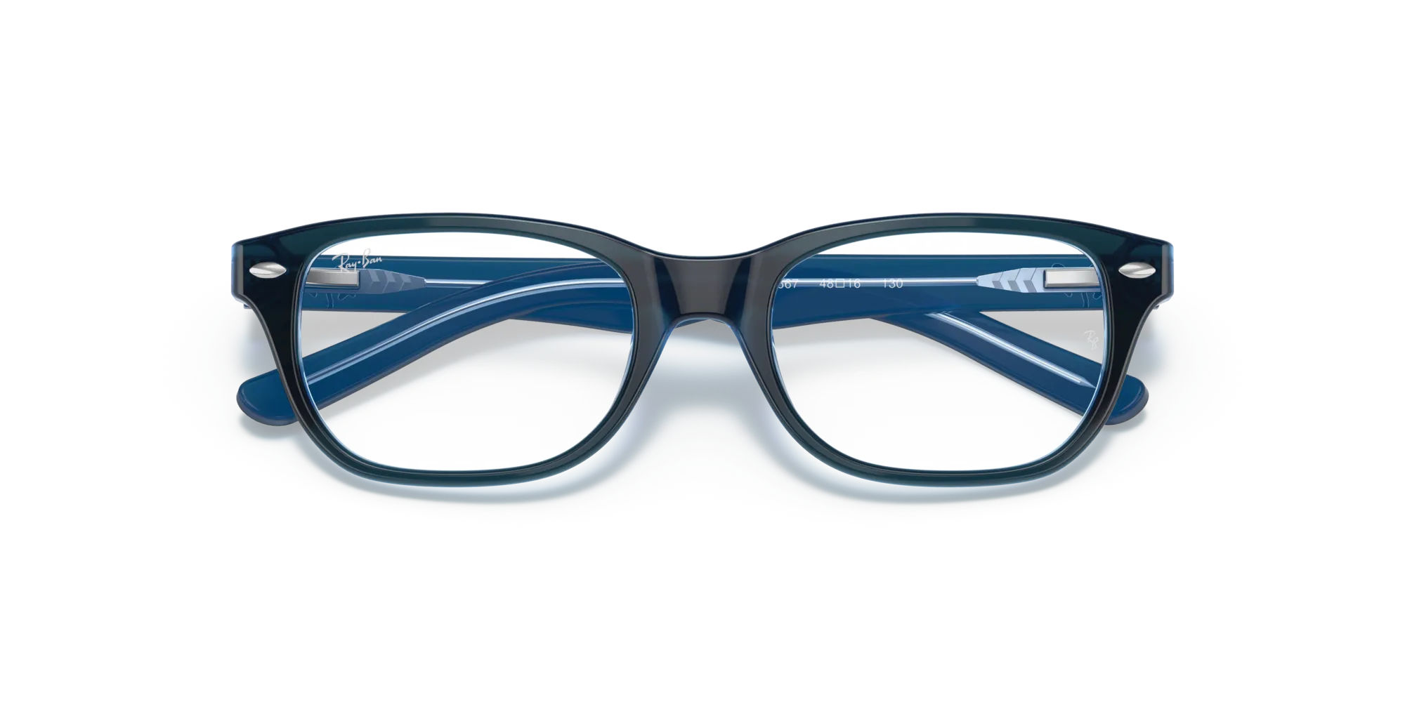 Ray - Ban RY1555 3667 Montature da vista Acetato Blu Squadrata - immagine 2