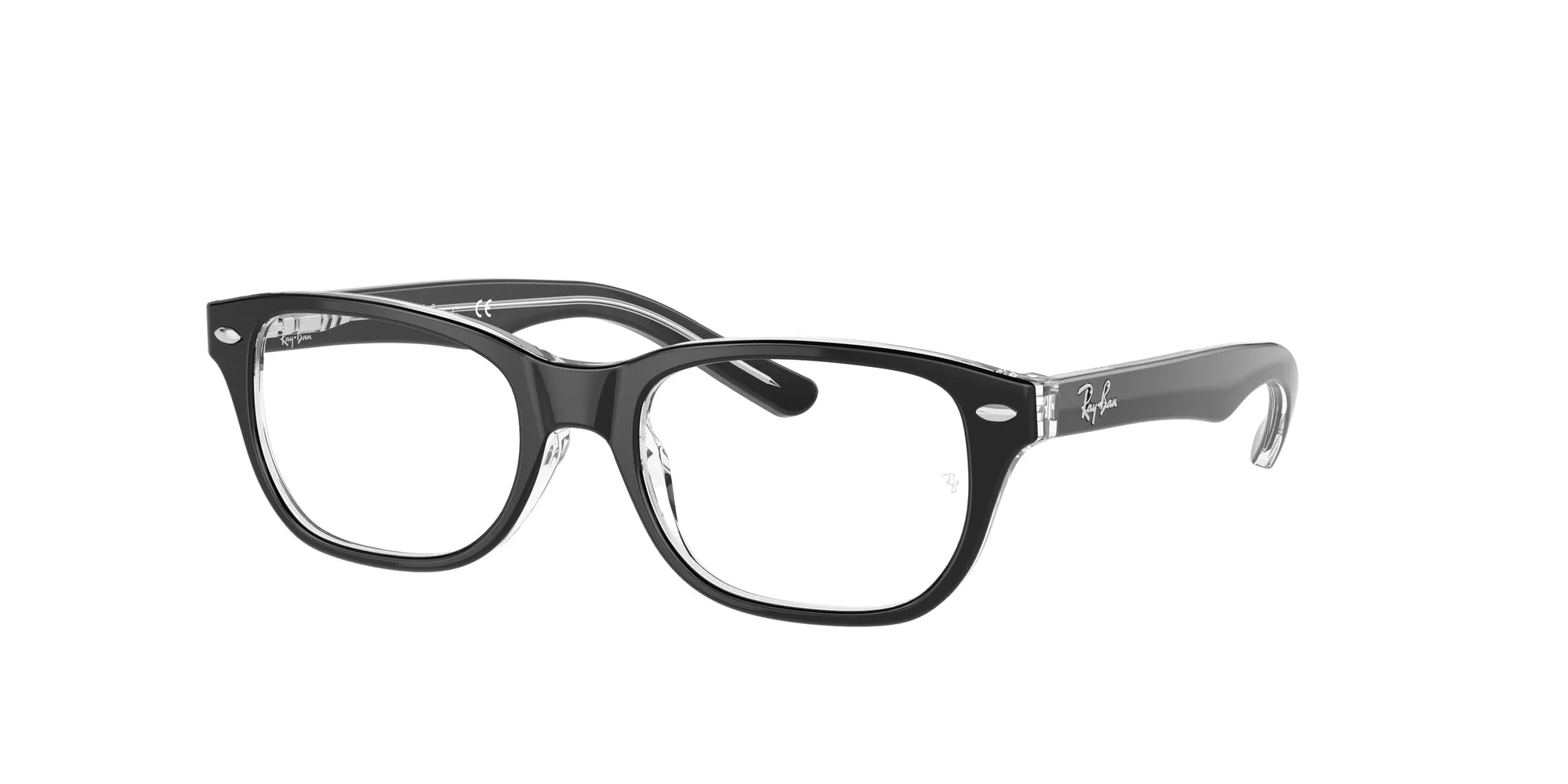 Ray - Ban RY1555 3529 Montature da vista Acetato Nero Squadrata - immagine 1