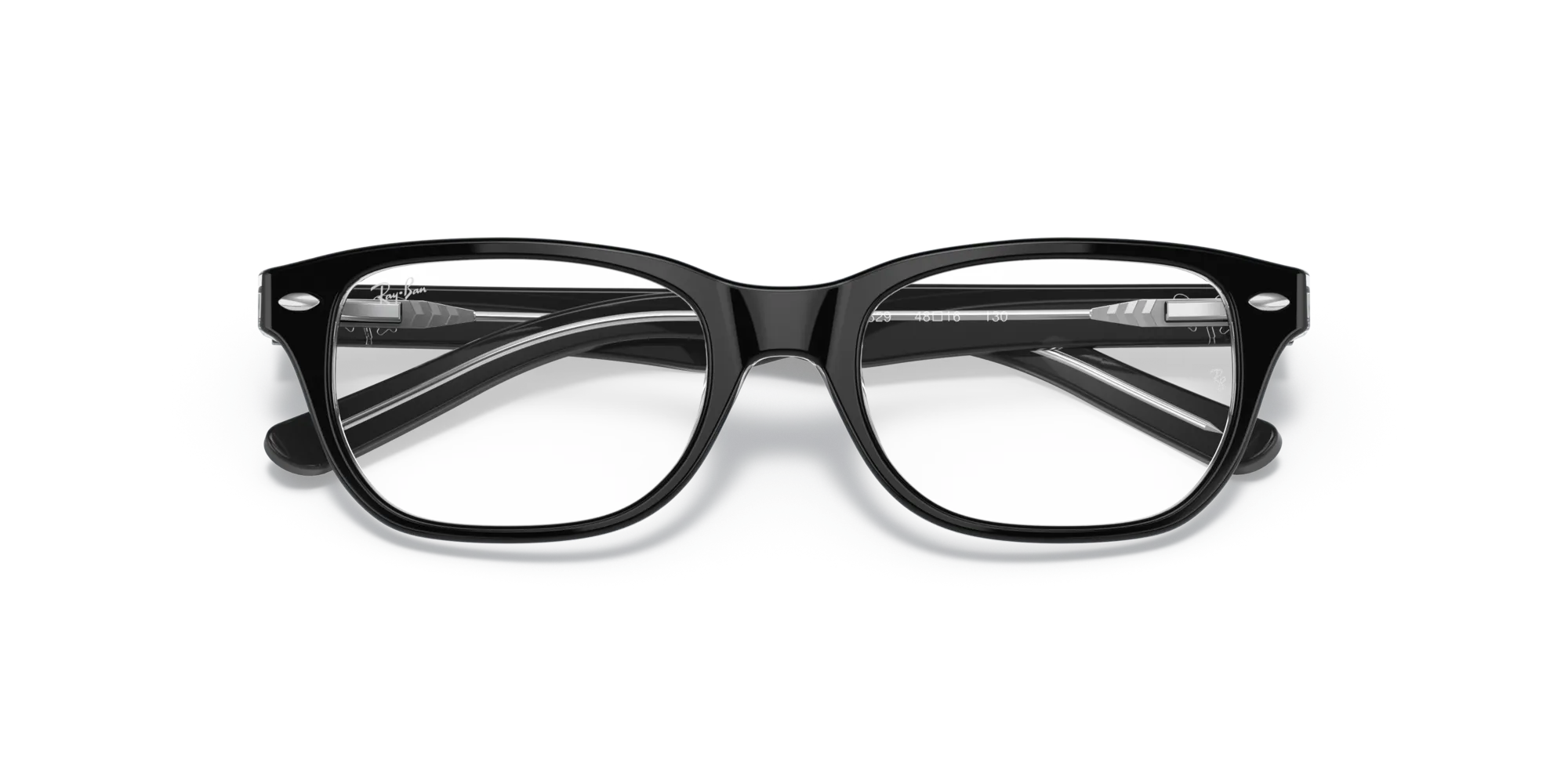 Ray - Ban RY1555 3529 Montature da vista Acetato Nero Squadrata - immagine 2