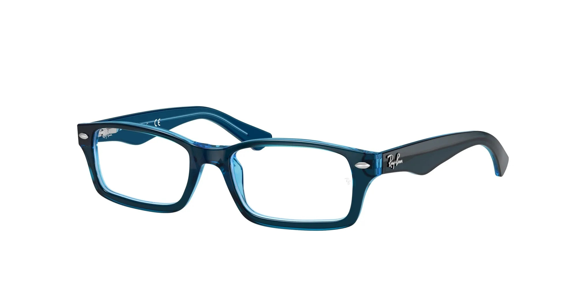 Ray - Ban RY1530 3667 Montature da vista bambino Plastica Blu Squadrata - immagine 1