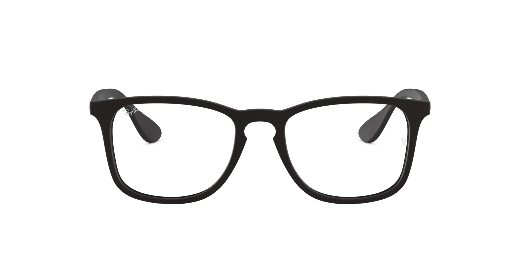 Ray - Ban RX7074 5364 Montature da vista Iniettato Nero Trasparente Squadrata Normale - immagine 2