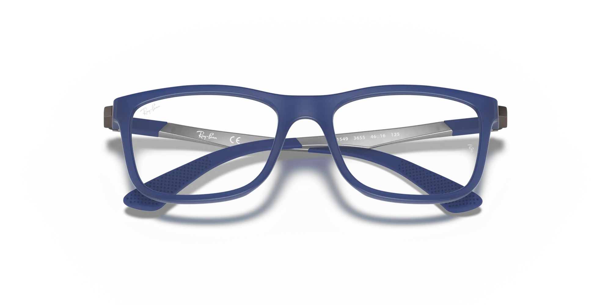 Ray - Ban RY1549 3655 Montature da vista Iniettato Blu Squadrata - immagine 2