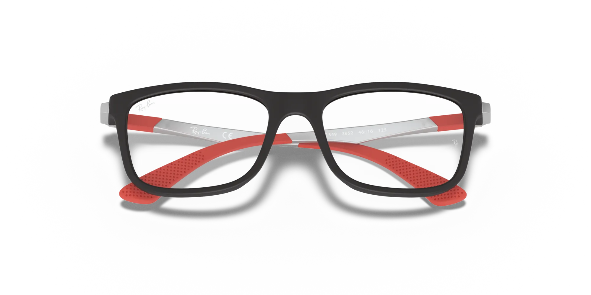 Ray - Ban RY1549 3652 Montature da vista Iniettato Nero Squadrata - immagine 2