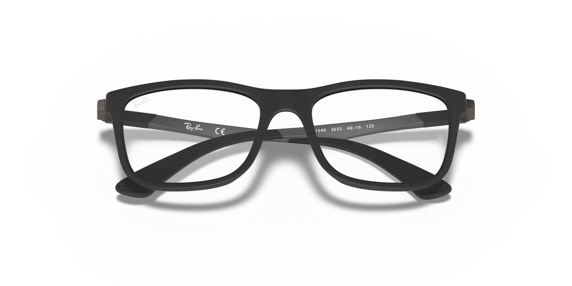 Ray - Ban RY1549 3633 Montature da vista Iniettato Nero Squadrata - immagine 2
