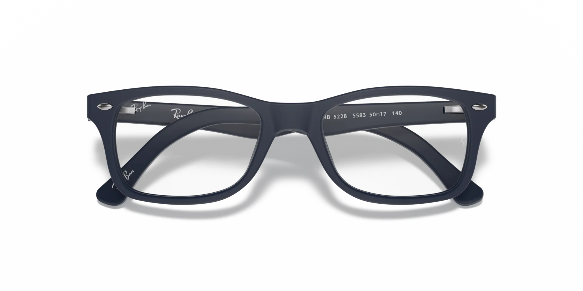 Ray - Ban RX5228 5583 Montature da vista Plastica Blu Squadrata - immagine 2