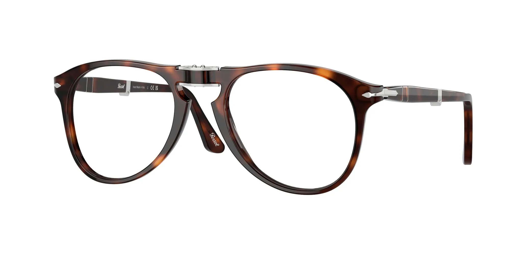 Persol PO9714VM 24 Montature da vista Acetato Tartaruga Trasparente Pilot Normale - immagine 1