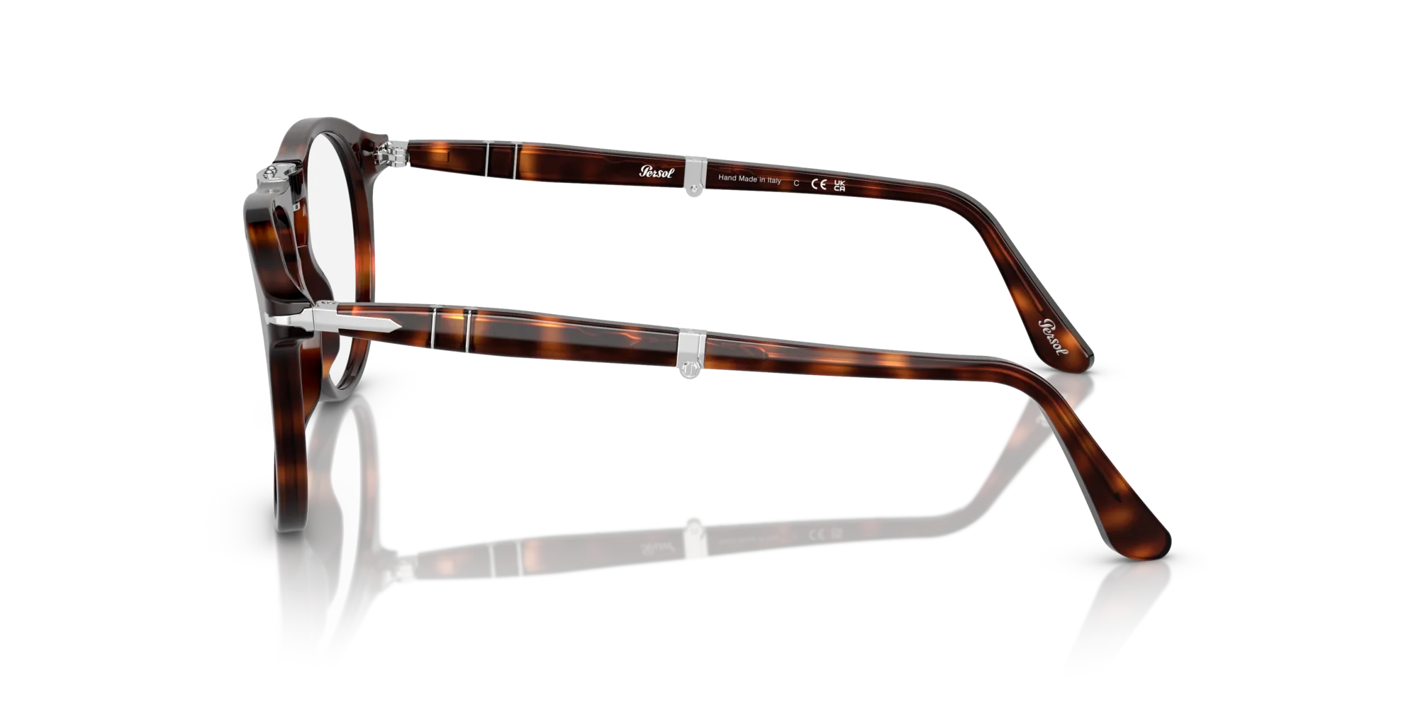Persol PO9714VM 24 Montature da vista Acetato Tartaruga Trasparente Pilot Normale - immagine 4