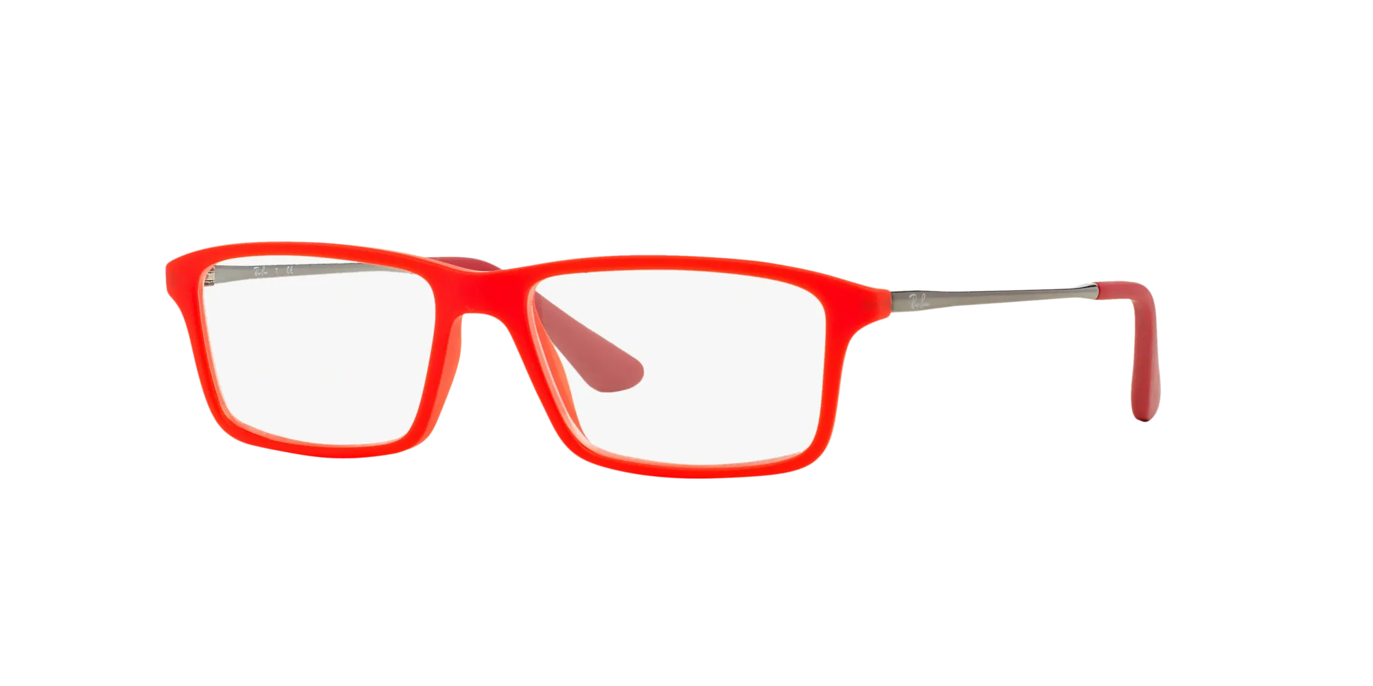 Ray - Ban RY1541 3617 Montature da vista bambino Plastica Rosso Geometrica - immagine 1