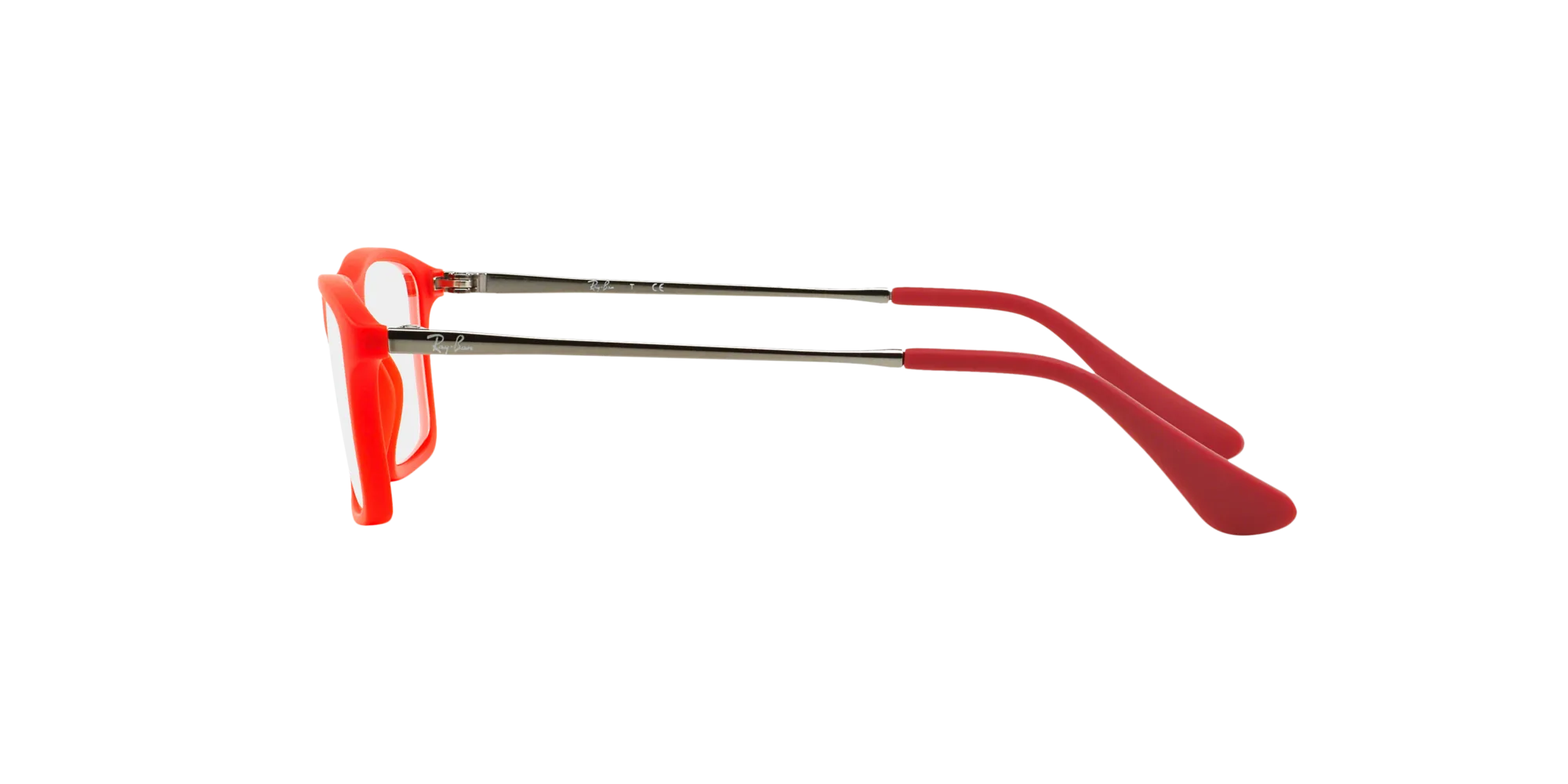 Ray - Ban RY1541 3617 Montature da vista bambino Plastica Rosso Geometrica - immagine 3