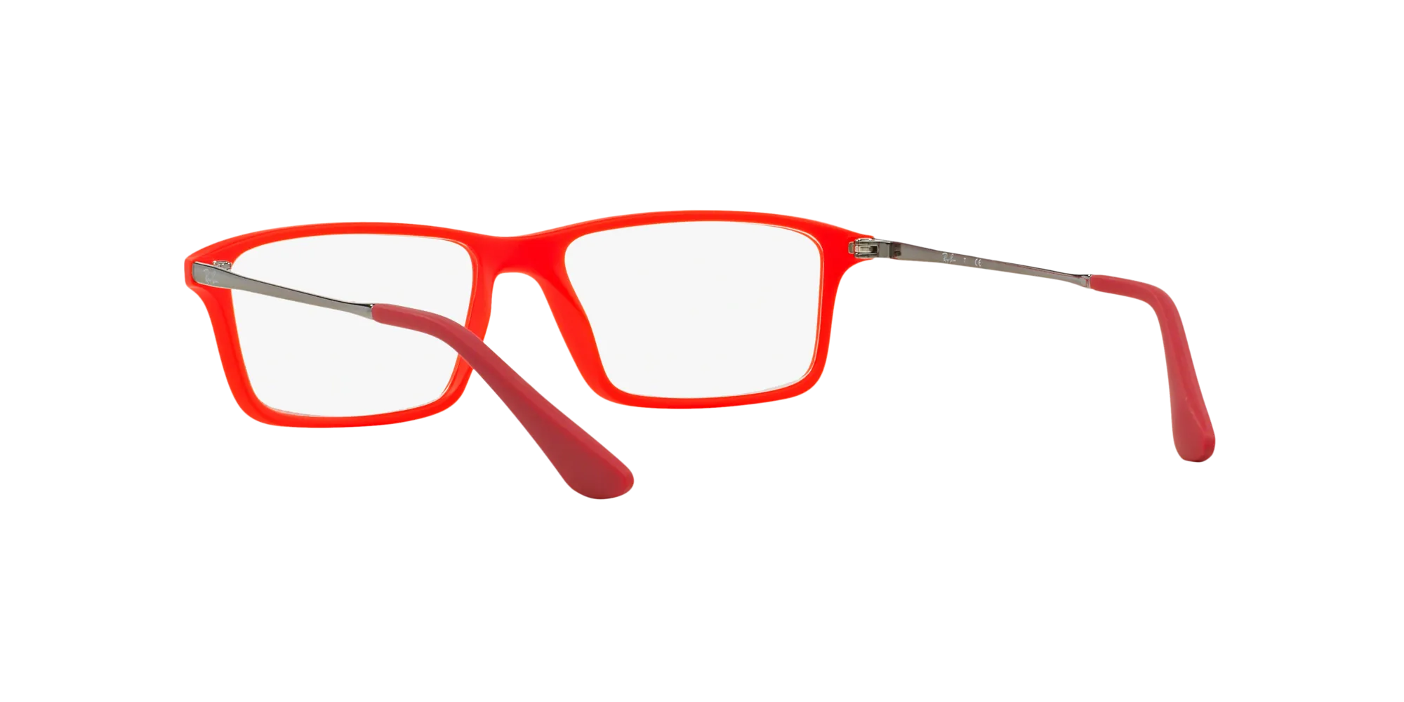 Ray - Ban RY1541 3617 Montature da vista bambino Plastica Rosso Geometrica - immagine 4