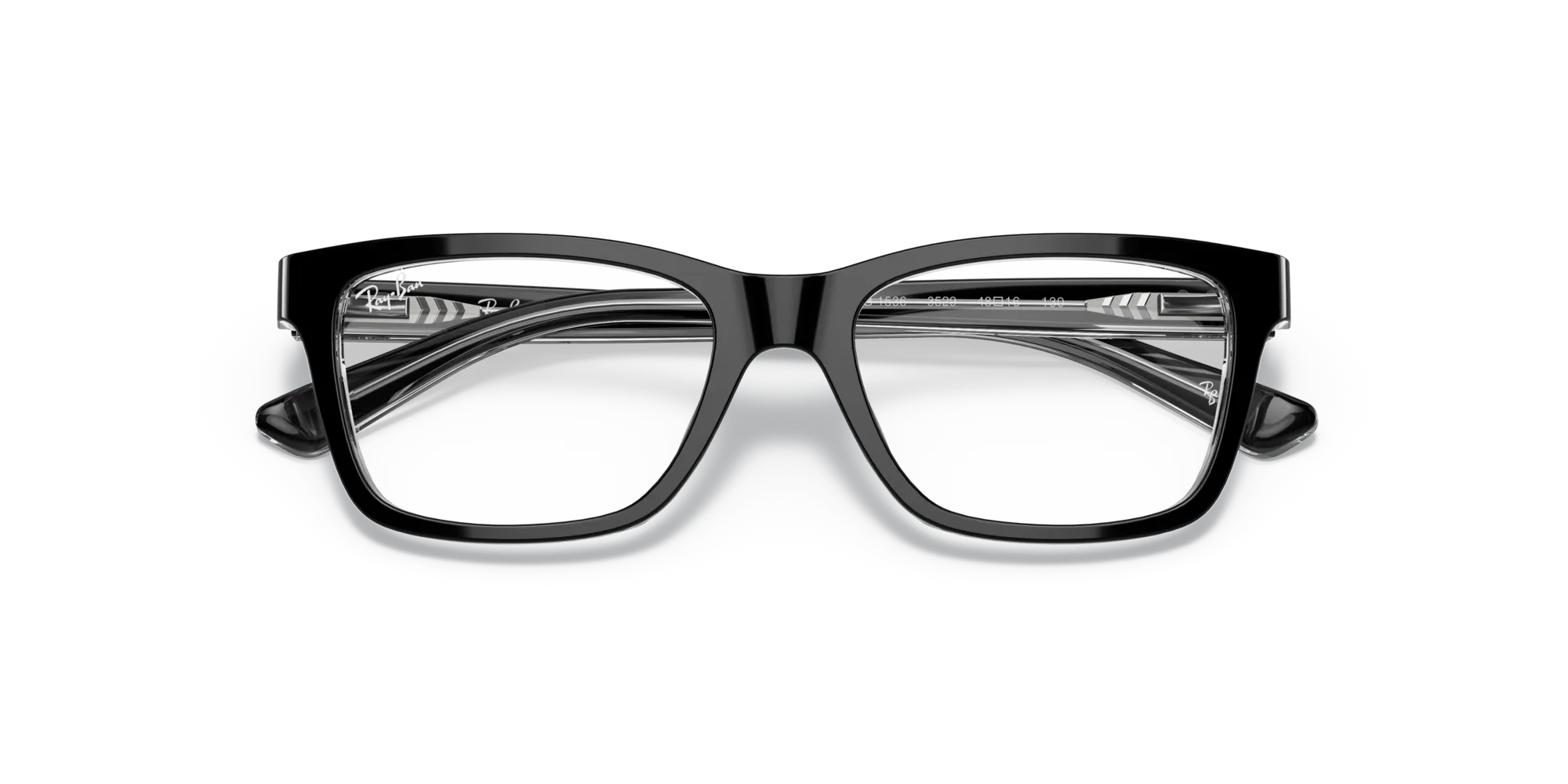 Ray - Ban RY1536 3529 Montature da vista bambino Plastica Nero Squadrata - immagine 2