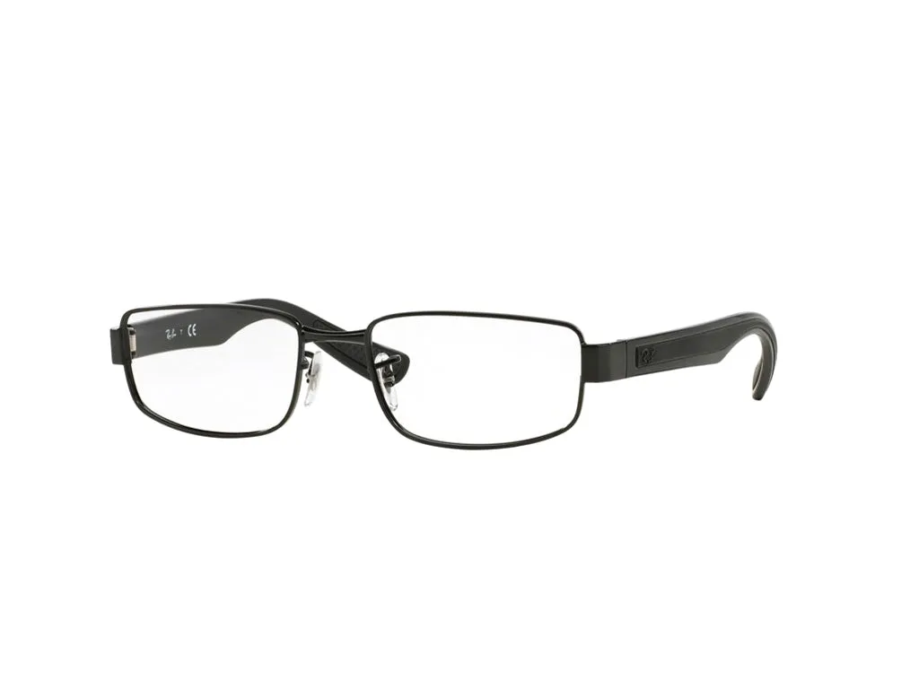 Ray - Ban RX6318 2509 Montature da vista Metallo Nero Squadrata - immagine 1