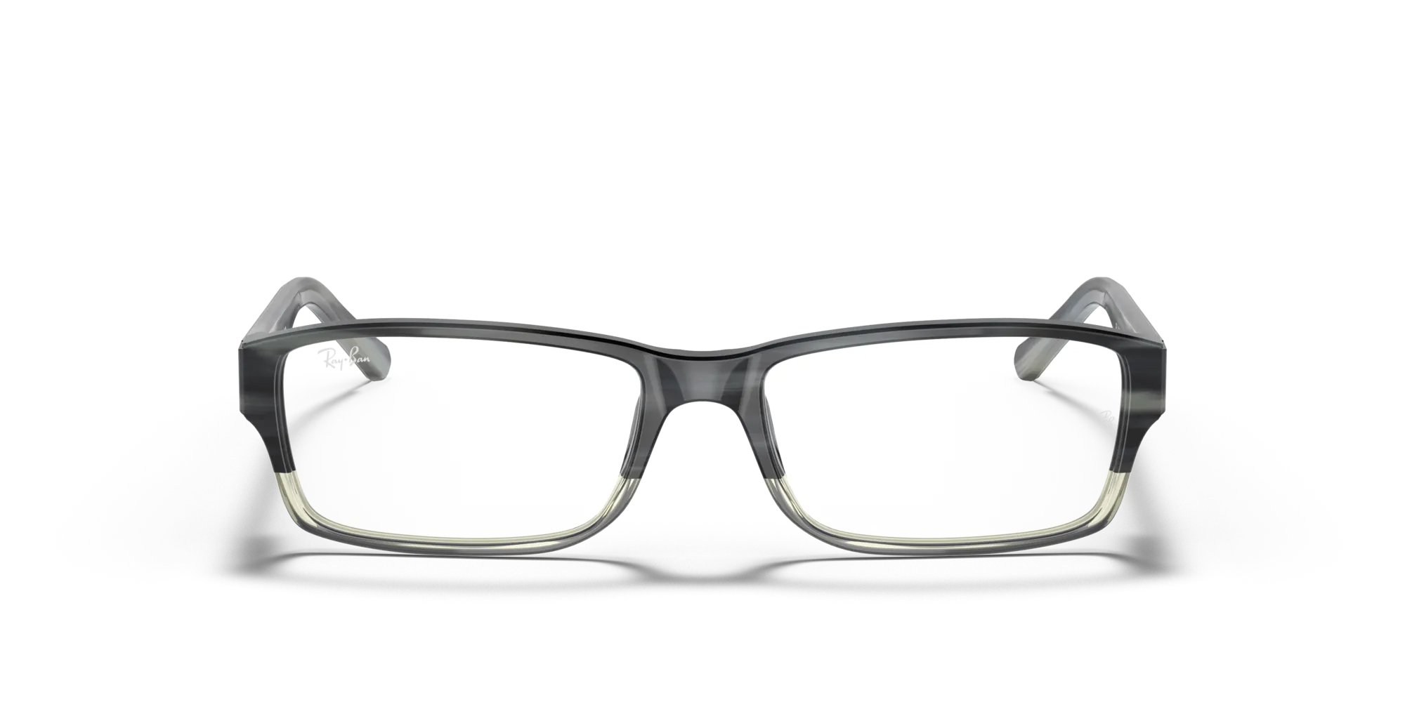 Ray - Ban RX5169 5540 Montature da vista Acetato Grigio Trasparente Squadrata Normale - immagine 3
