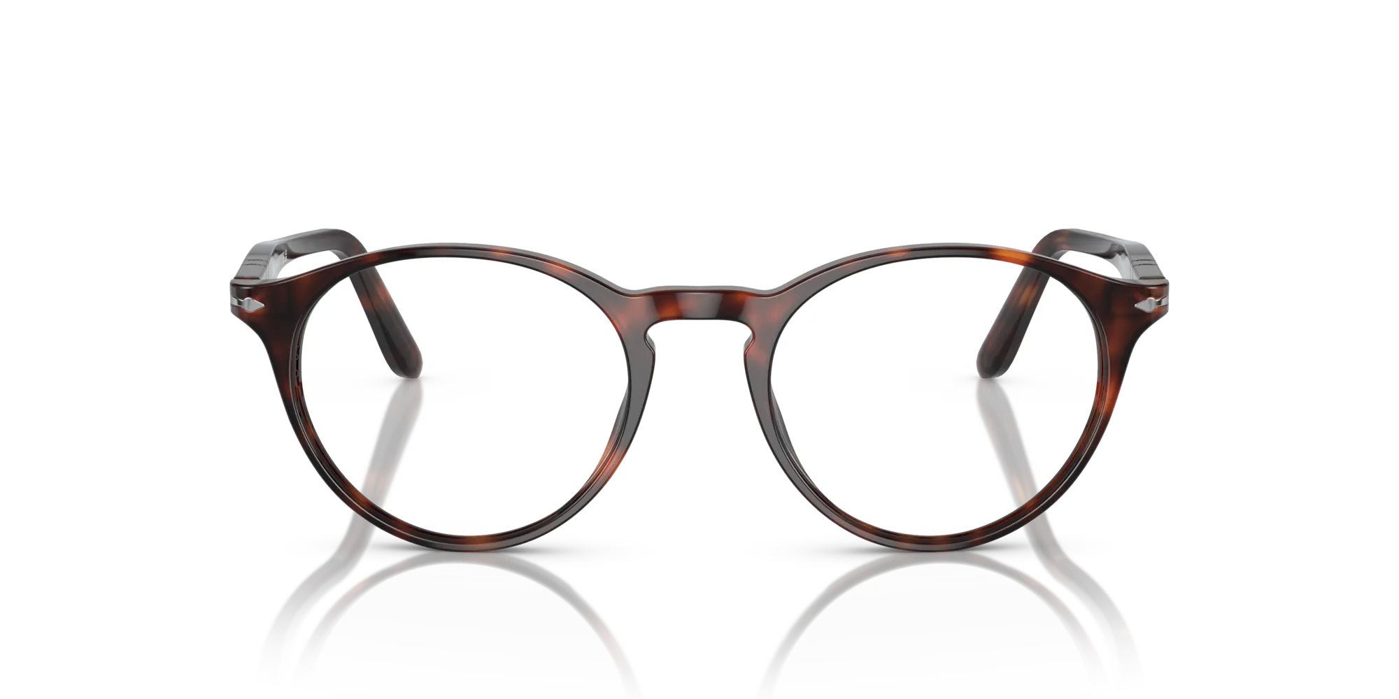 Persol PO3092V 9015 Montature da vista Acetato Tartaruga Trasparente Pantos Normale - immagine 3