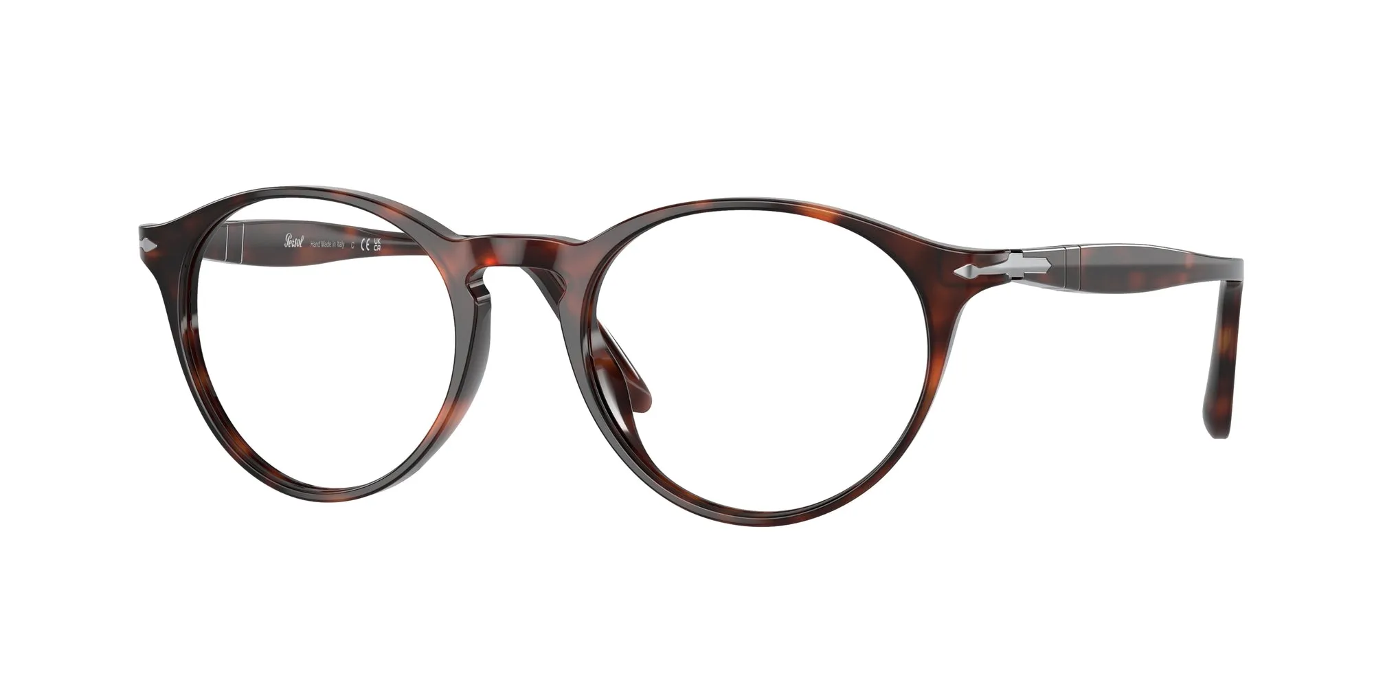 Persol PO3092V 9015 Montature da vista Acetato Tartaruga Trasparente Pantos Normale - immagine 1