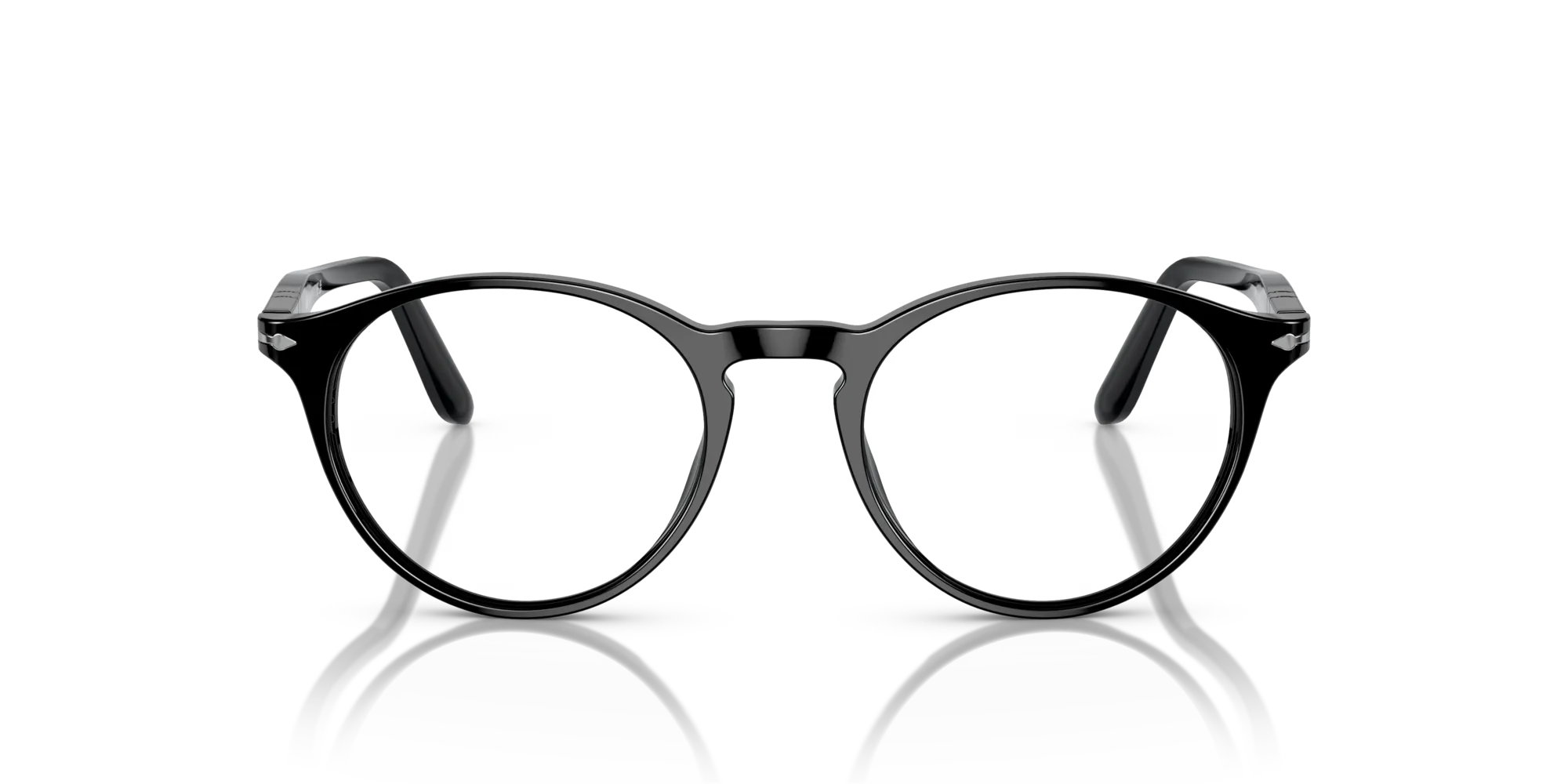 Persol PO3092V 9014 Montature da vista Acetato Nero Trasparente Pantos Normale - immagine 3