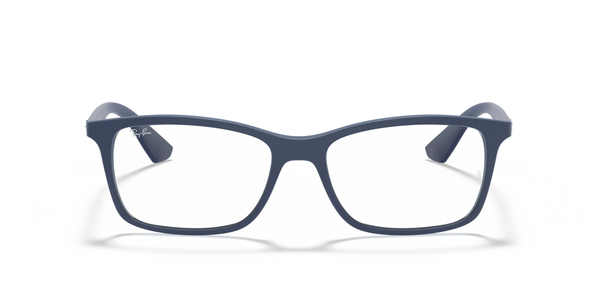 Ray - Ban RX7047 5450 Montature da vista Iniettato Blu Trasparente Squadrata Normale - immagine 3