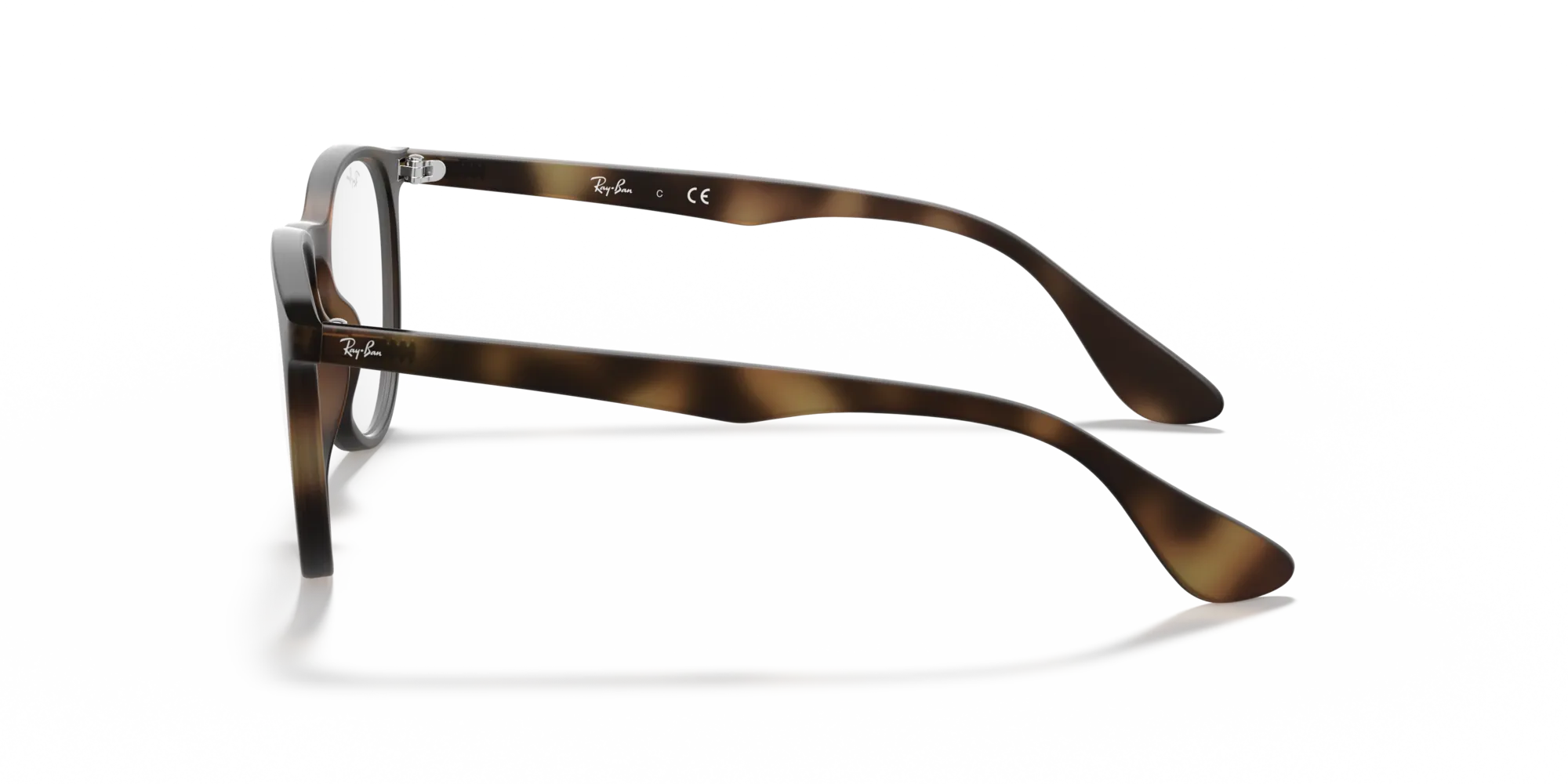 Ray - Ban RX7046 ERIKA 5365 Montature da vista Iniettato Tartaruga Trasparente Rotonda Normale - immagine 4