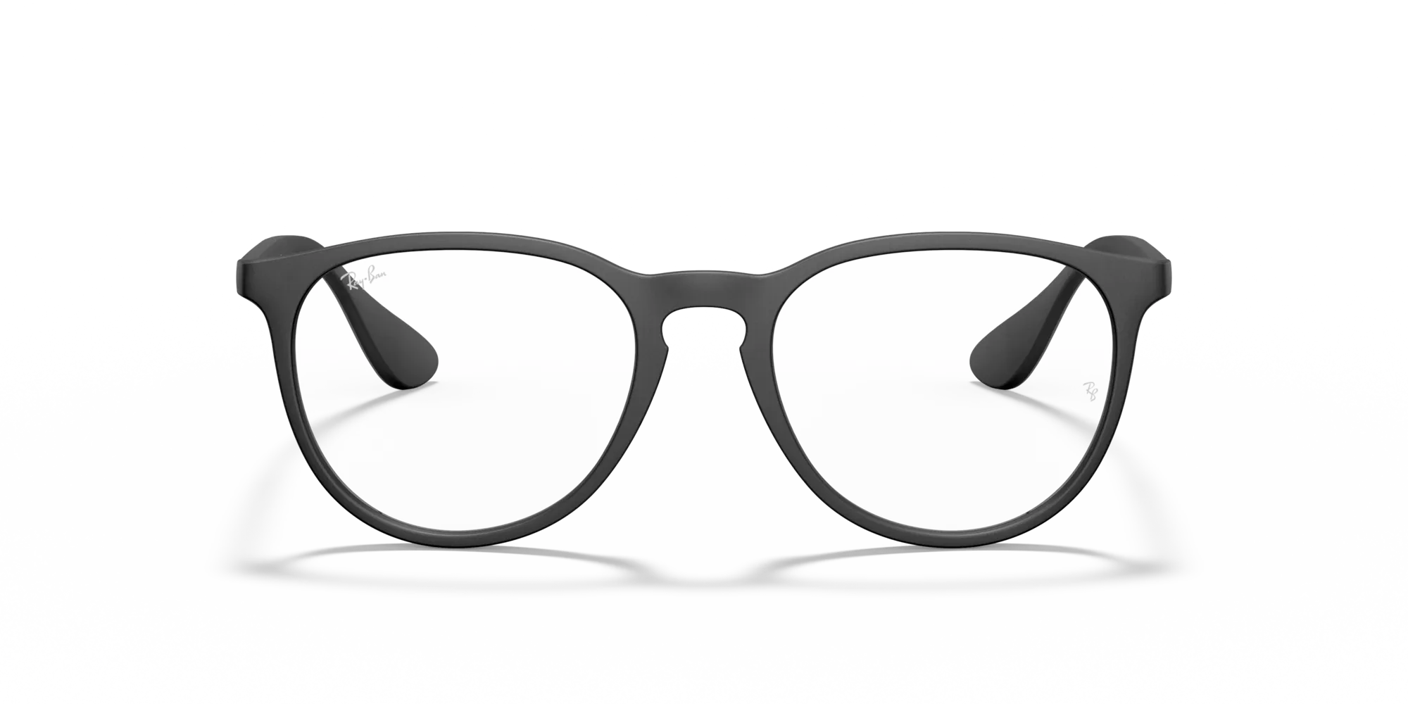 Ray - Ban RX7046 ERIKA 5364 Montature da vista Iniettato Nero Trasparente Rotonda Normale - immagine 3