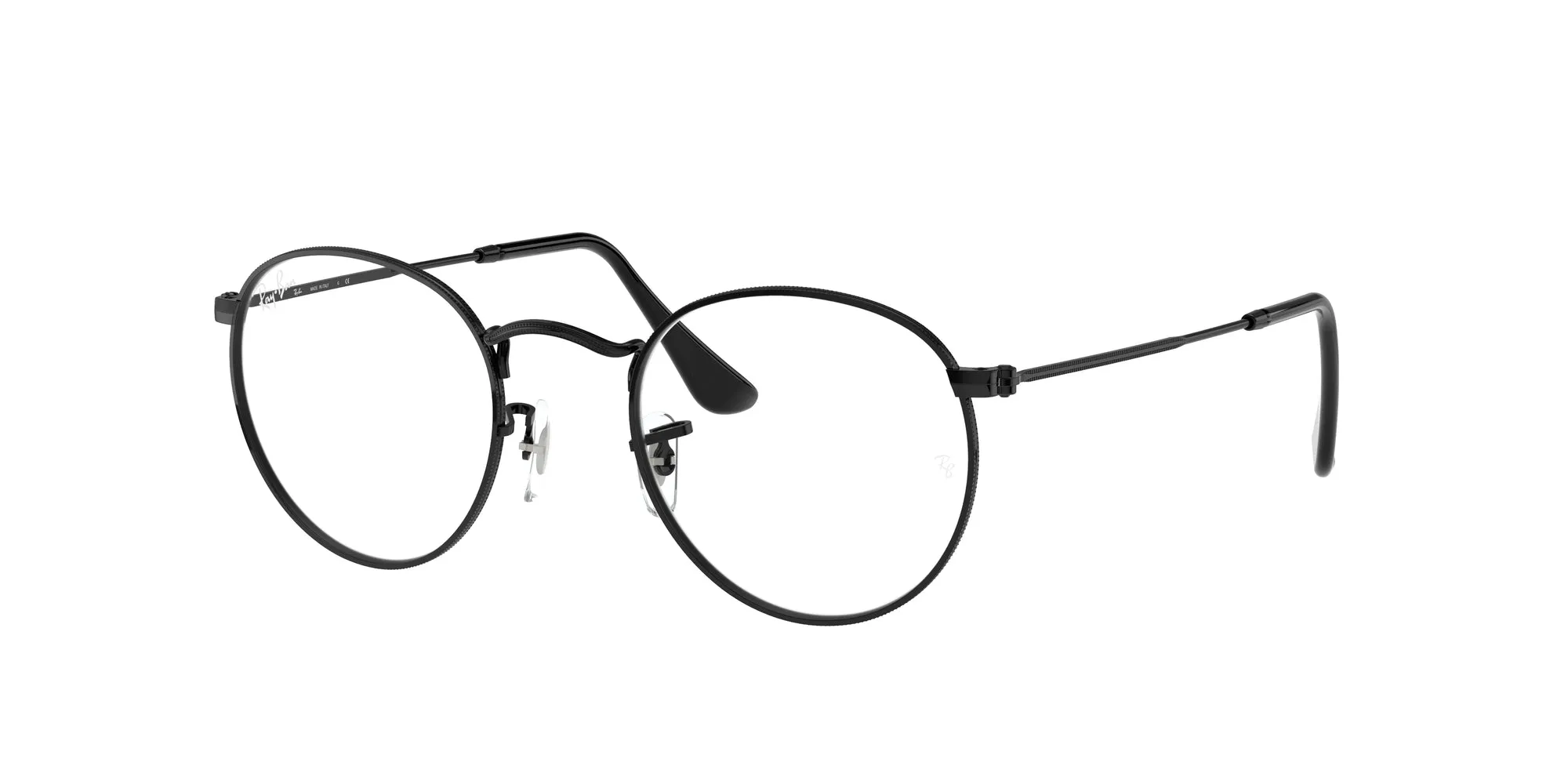 Ray - Ban RX3447V ROUND METAL 2503 Montature da vista Metallo Nero Trasparente Rotonda Normale - immagine 1