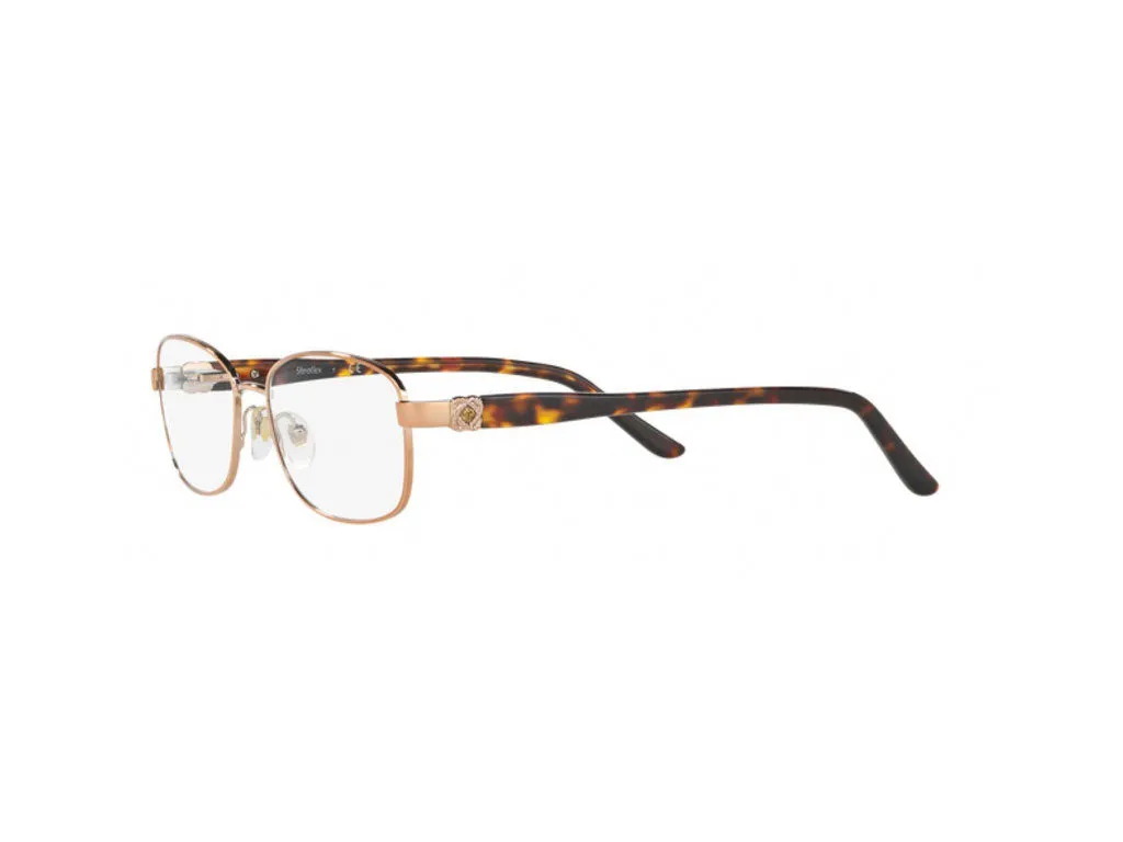 Sferoflex Donna SF2570 488 Montature da vista Metallo Oro Squadrata - immagine 3