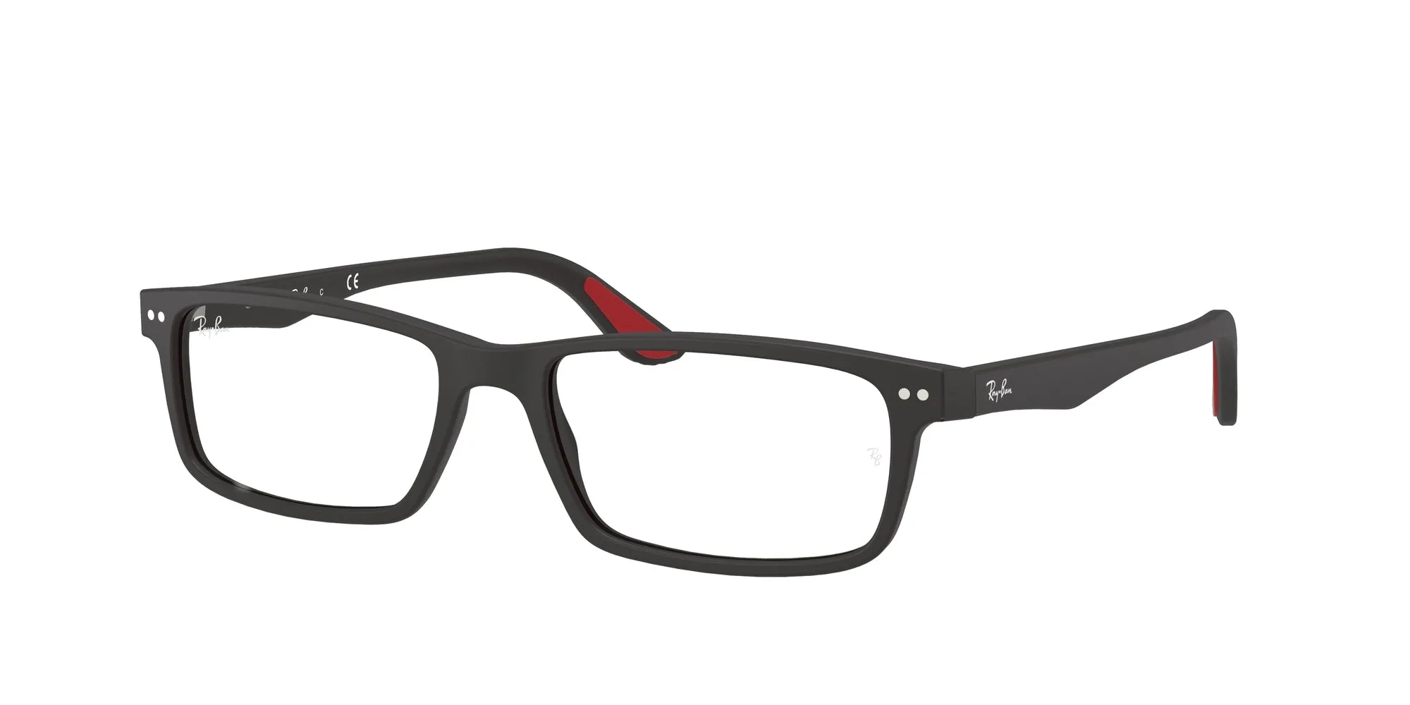 Ray - Ban RX5277 2077 Montature da vista Acetato Nero Trasparente Squadrata Normale - immagine 1