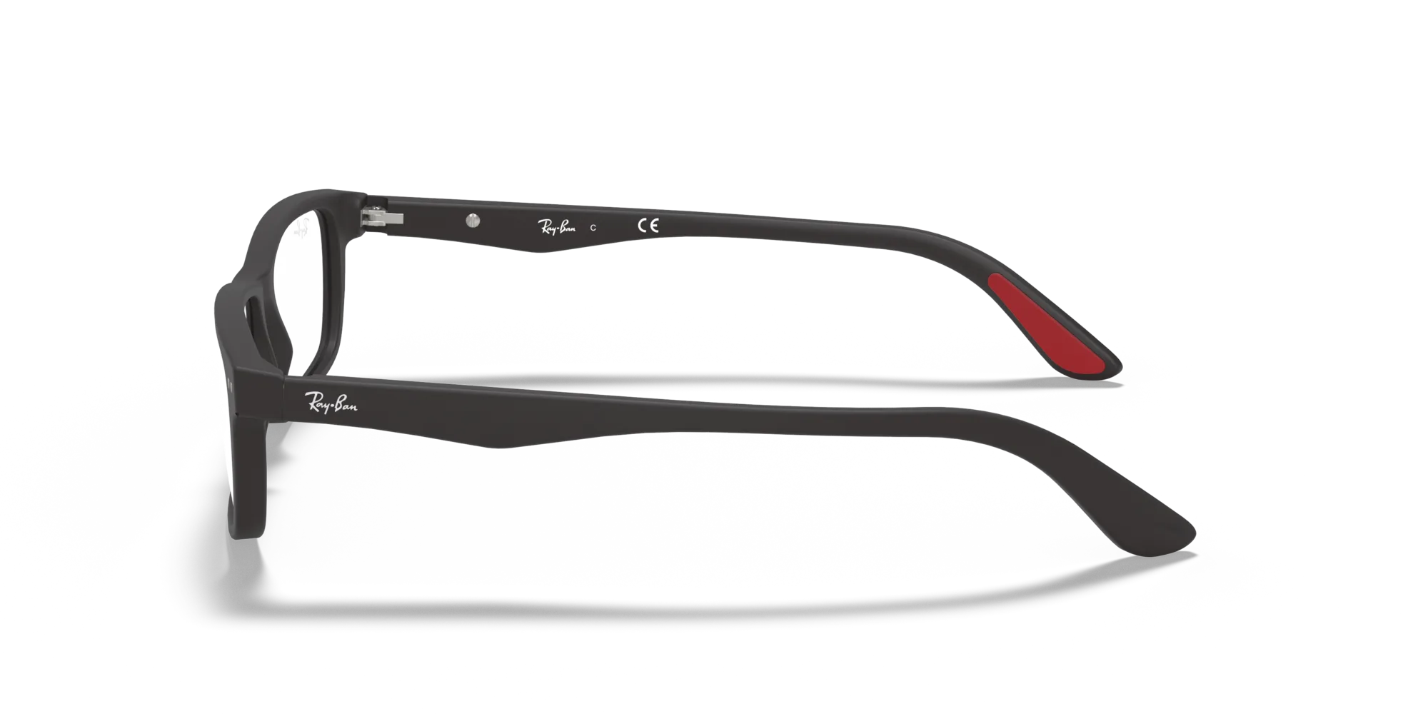Ray - Ban RX5277 2077 Montature da vista Acetato Nero Trasparente Squadrata Normale - immagine 4