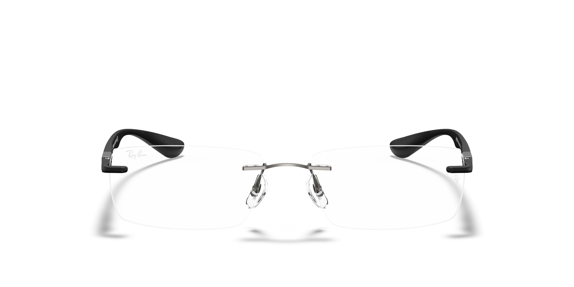 Ray - Ban RX8724 1128 Montature da vista Titanio Grigio Trasparente Squadrata Normale - immagine 3