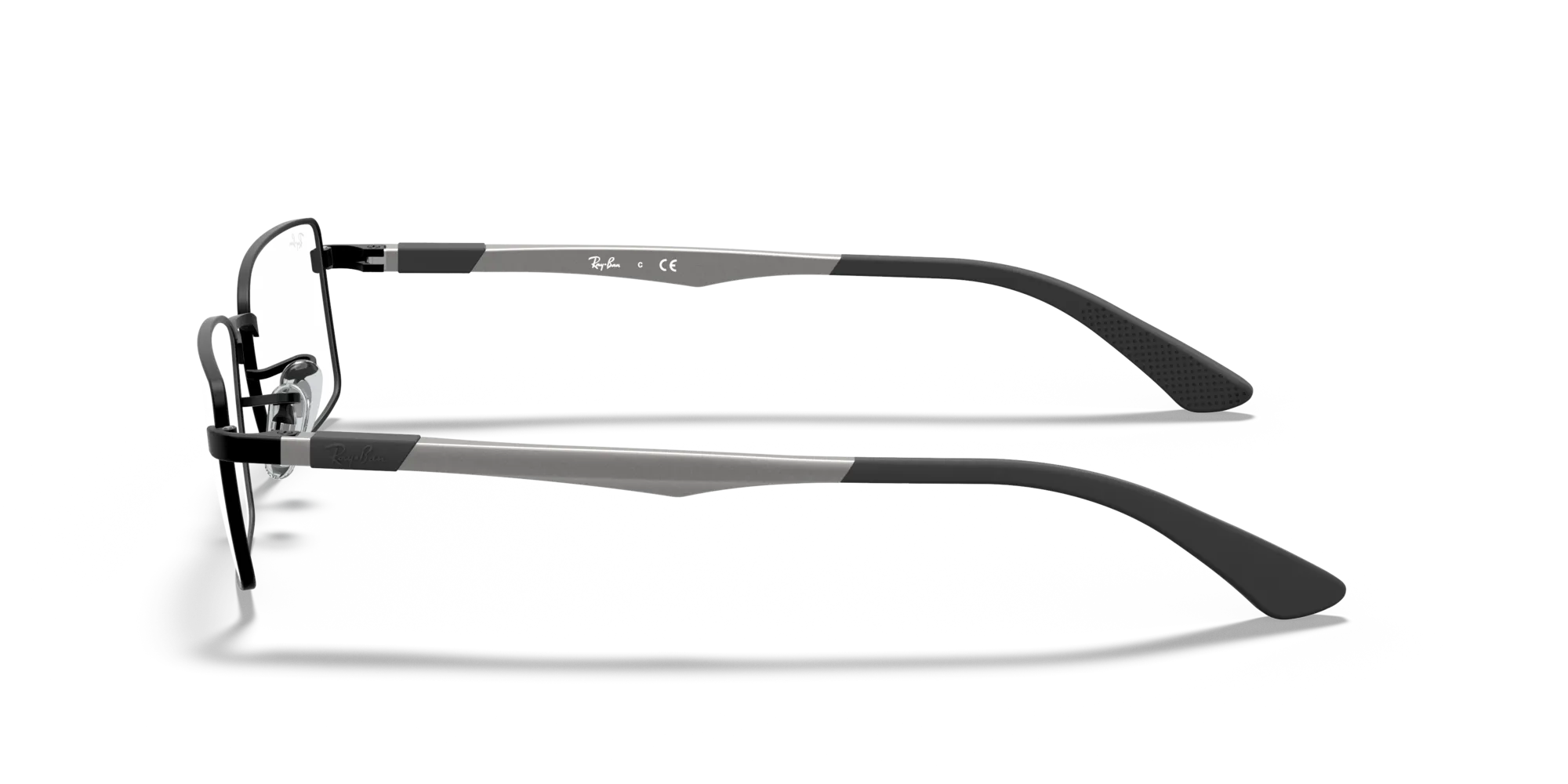 Ray - Ban RX6275 2503 Montature da vista Metallo Nero Squadrata - immagine 4