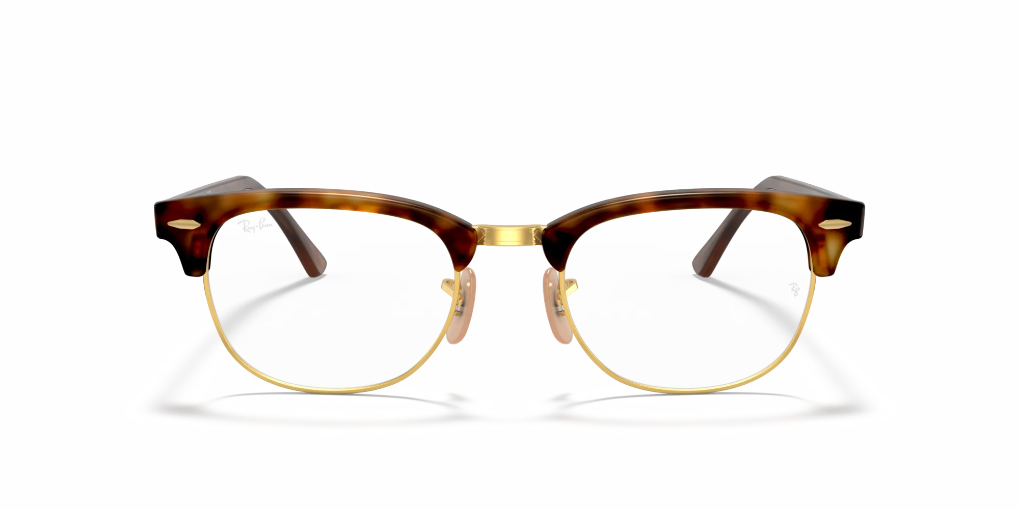 Ray - Ban RX5154 CLUBMASTER 2372 Montature da vista Plastica Havana Squadrata - immagine 3