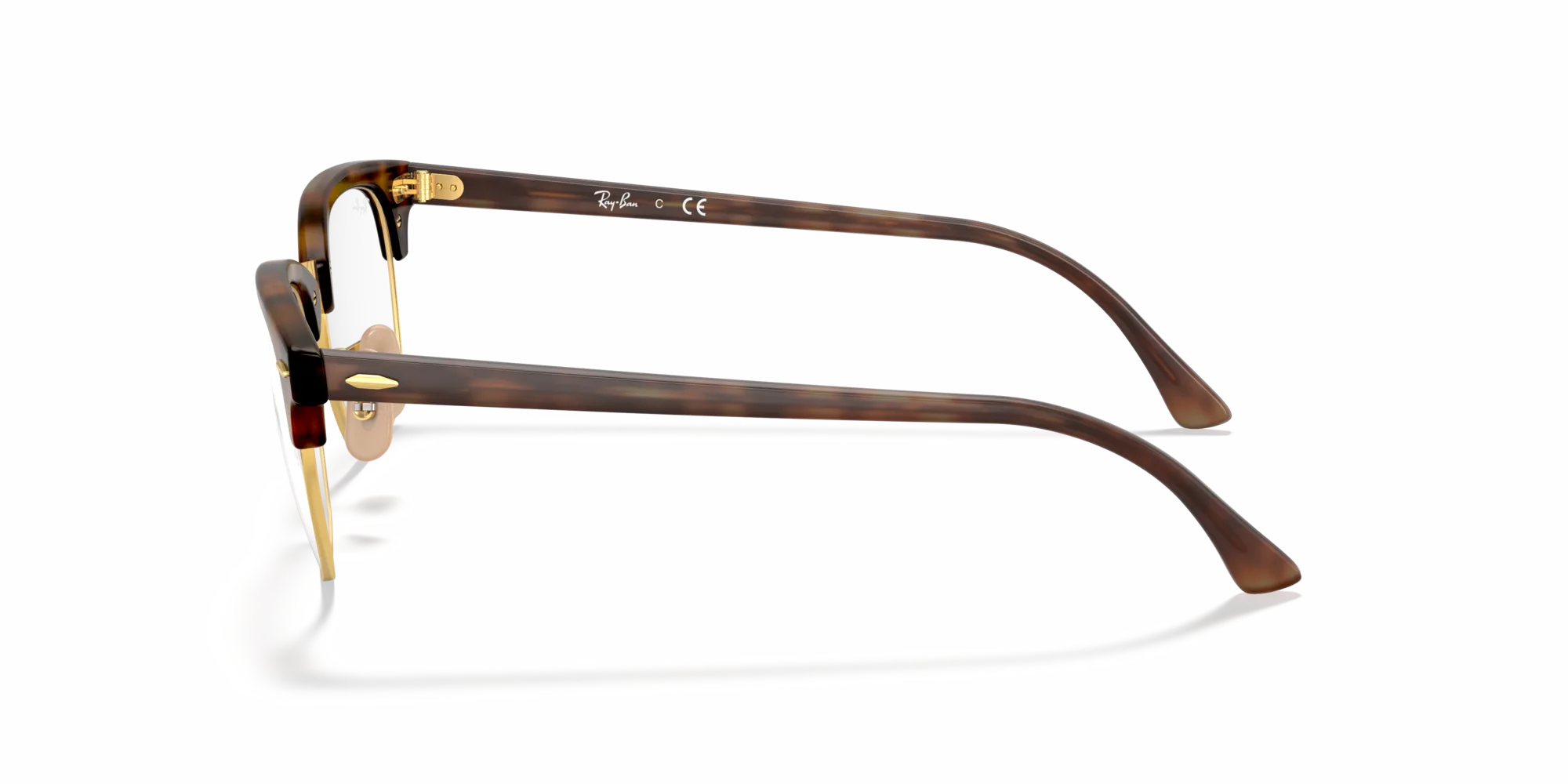 Ray - Ban RX5154 CLUBMASTER 2372 Montature da vista Plastica Havana Squadrata - immagine 4