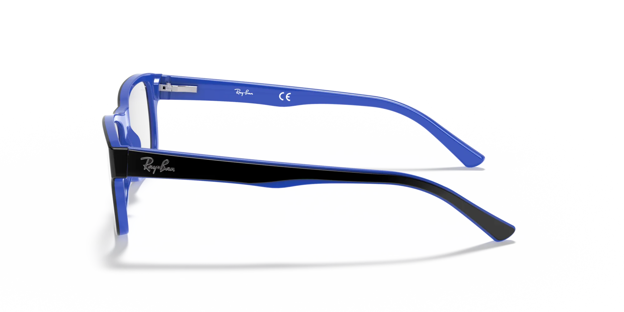 Ray - Ban RX5268 5179 Montature da vista Acetato Nero Trasparente Squadrata Normale - immagine 4